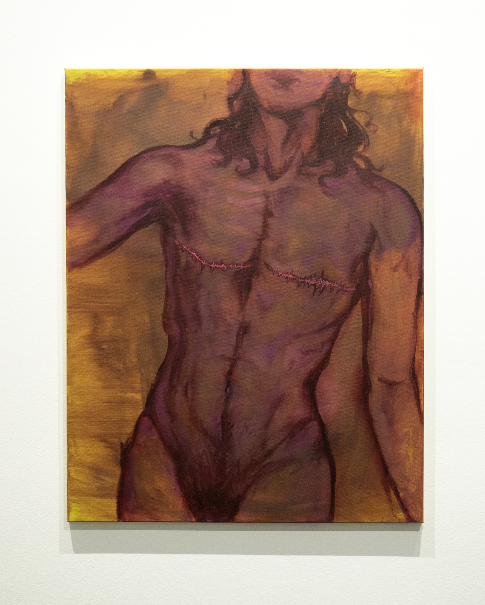 Mirror Study No. 2, 28 x 22in., 2025