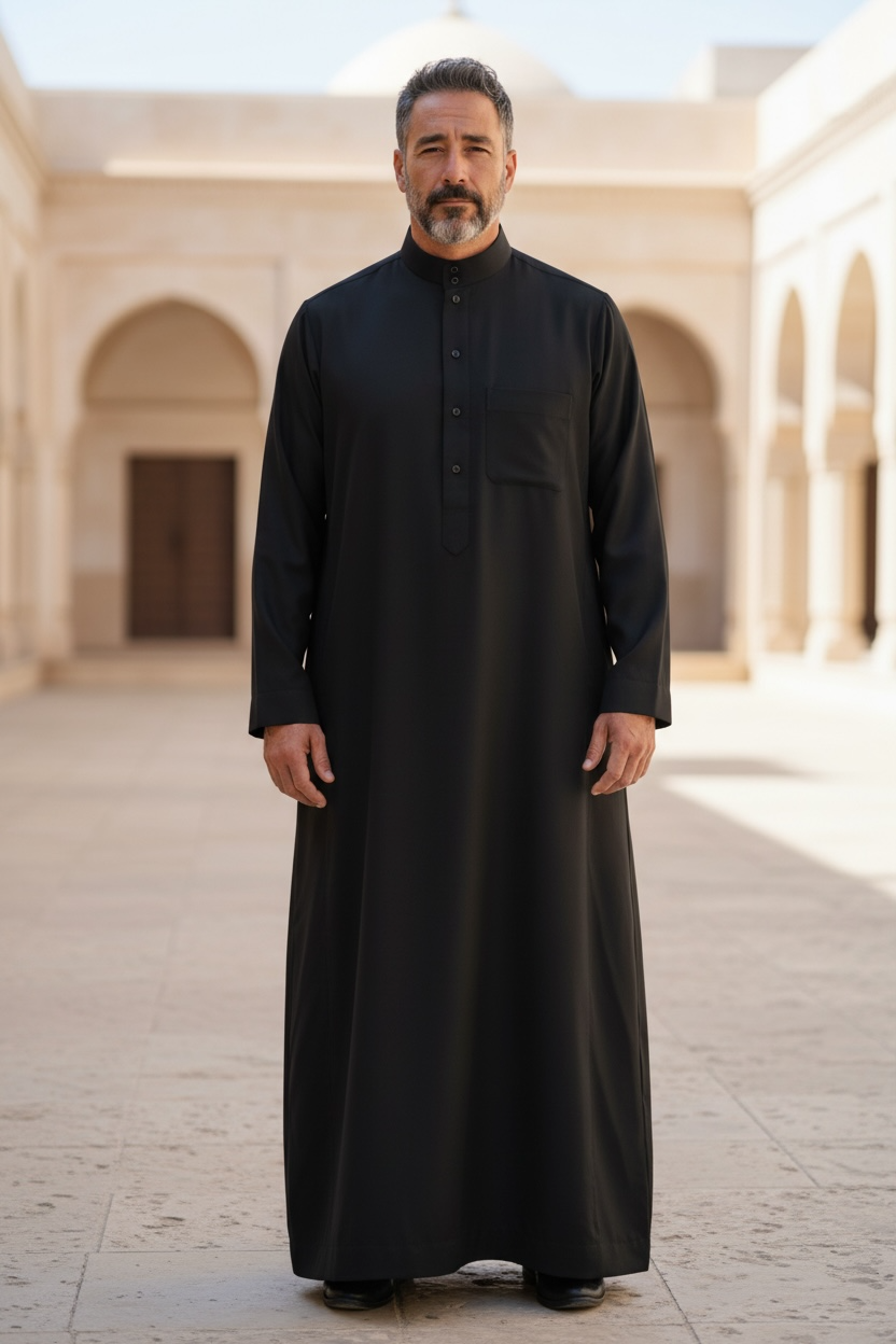 Signature Black Thobe