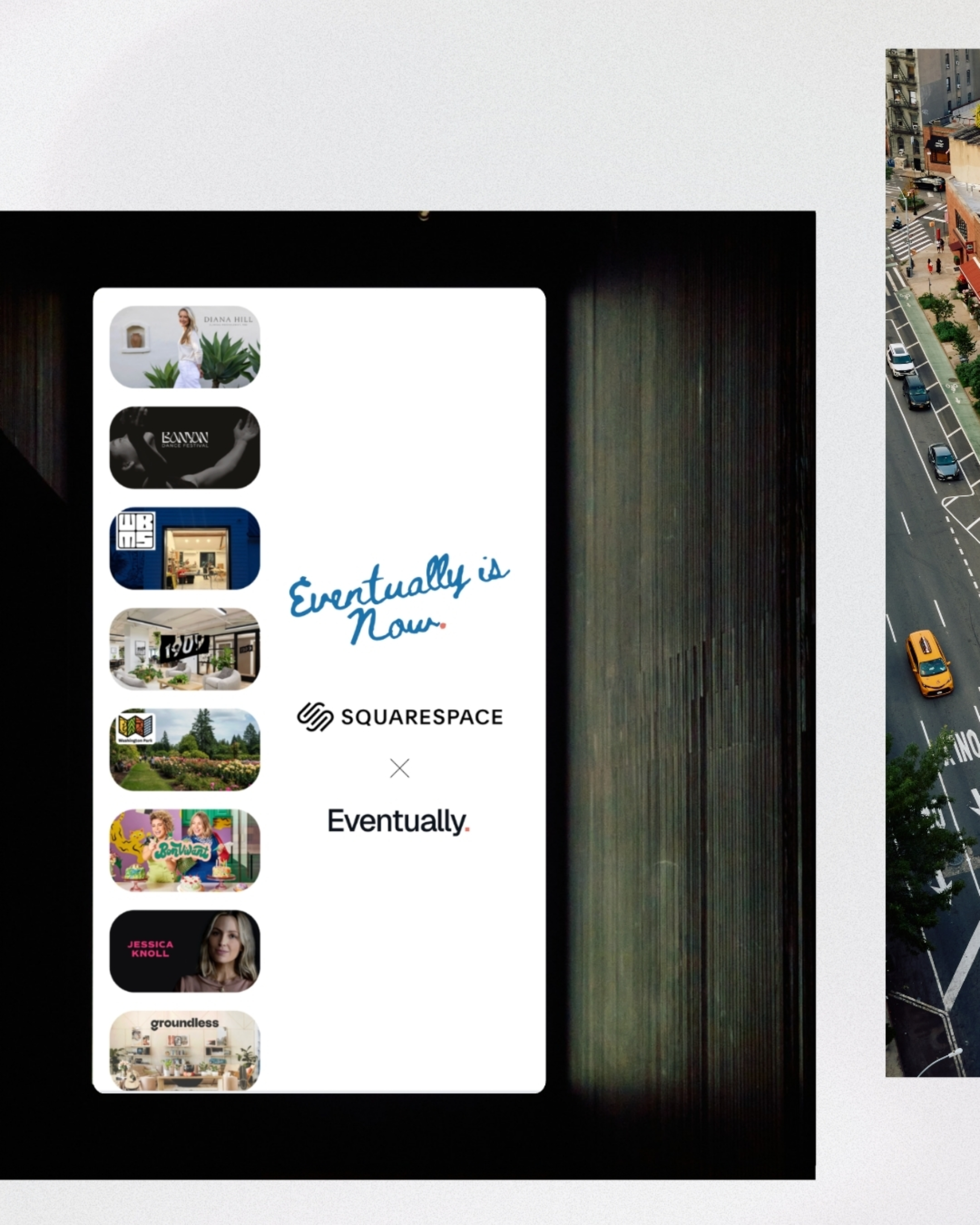 Press Release: Eventually partners with Squarespace to offer domains and websites directly to event businesses
