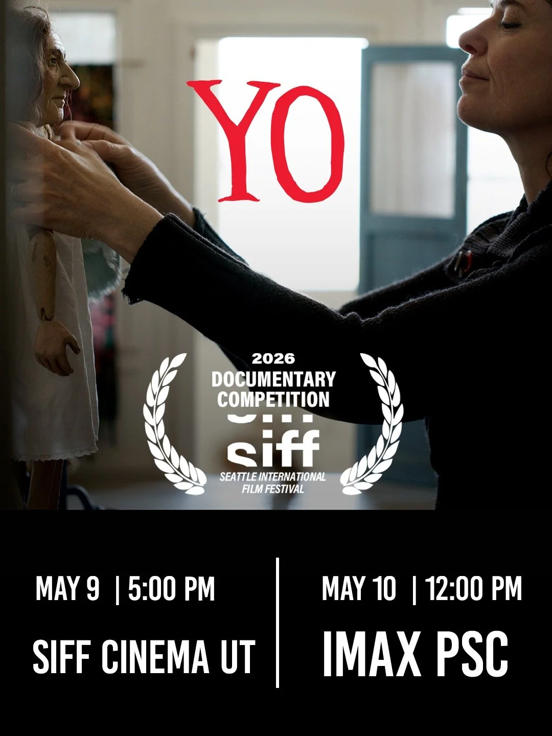So excited to be returning to the Seattle International Film Festivals with our new film Yo (Love is a Rebellious Bird). @SIFFNEWS has always been one of our favorites and this will also be a special homecoming for Anna who grew up in Seattle! (📷 ph