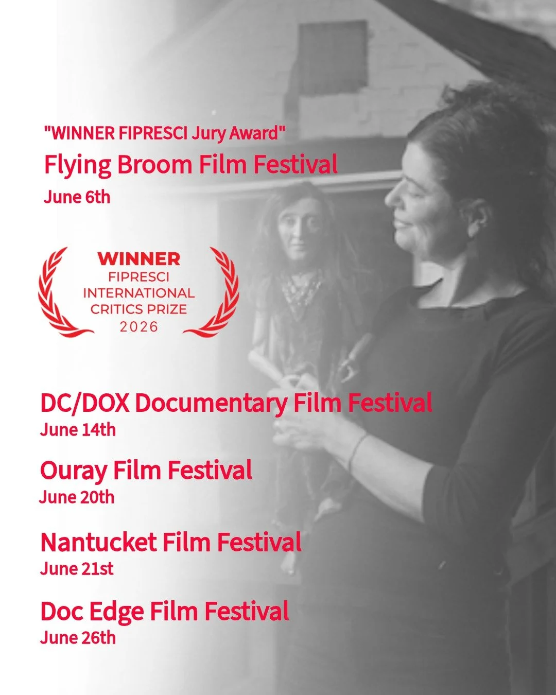June is shaping up to be quite a month!

We started the month at the 29th Flying Broom International Women's Film Festival in Ankara, Turkey &amp; we're honored with the FIPRESCI (International Federation of Film Critics) Award. Thnak you so much to 