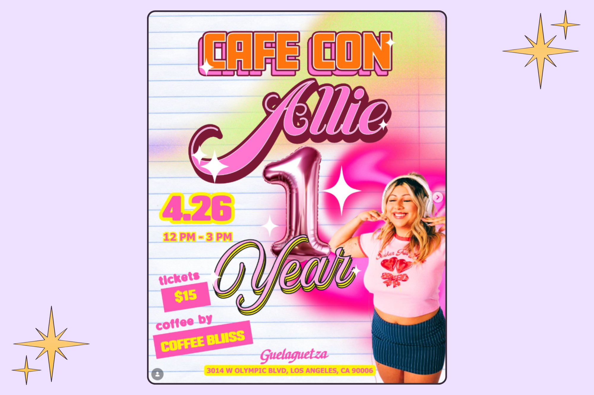 Cafe con Allie Turns 1