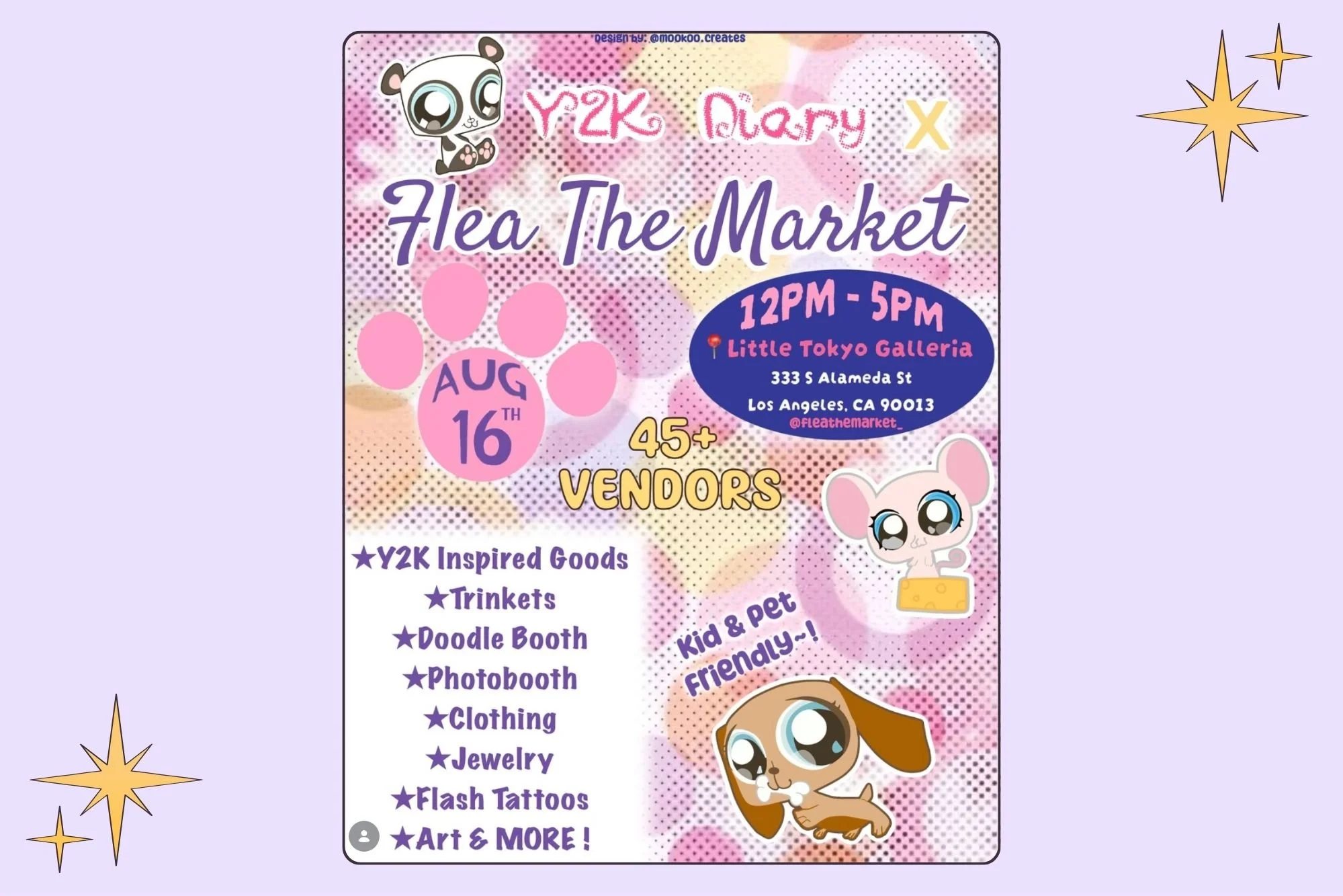 Flea the Market X Y 2 K Diary