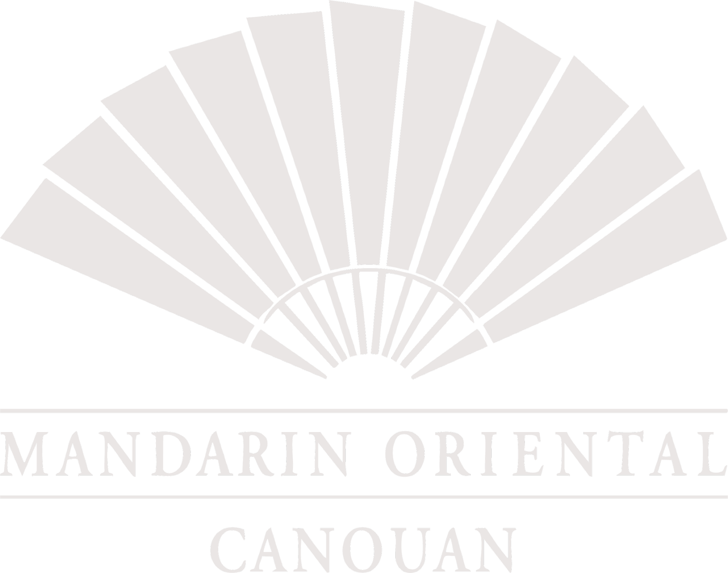 Logo of the Mandarin Oriental Canouan. a luxury hospitality brand within the global hotel industry served by DC Global Talent.
