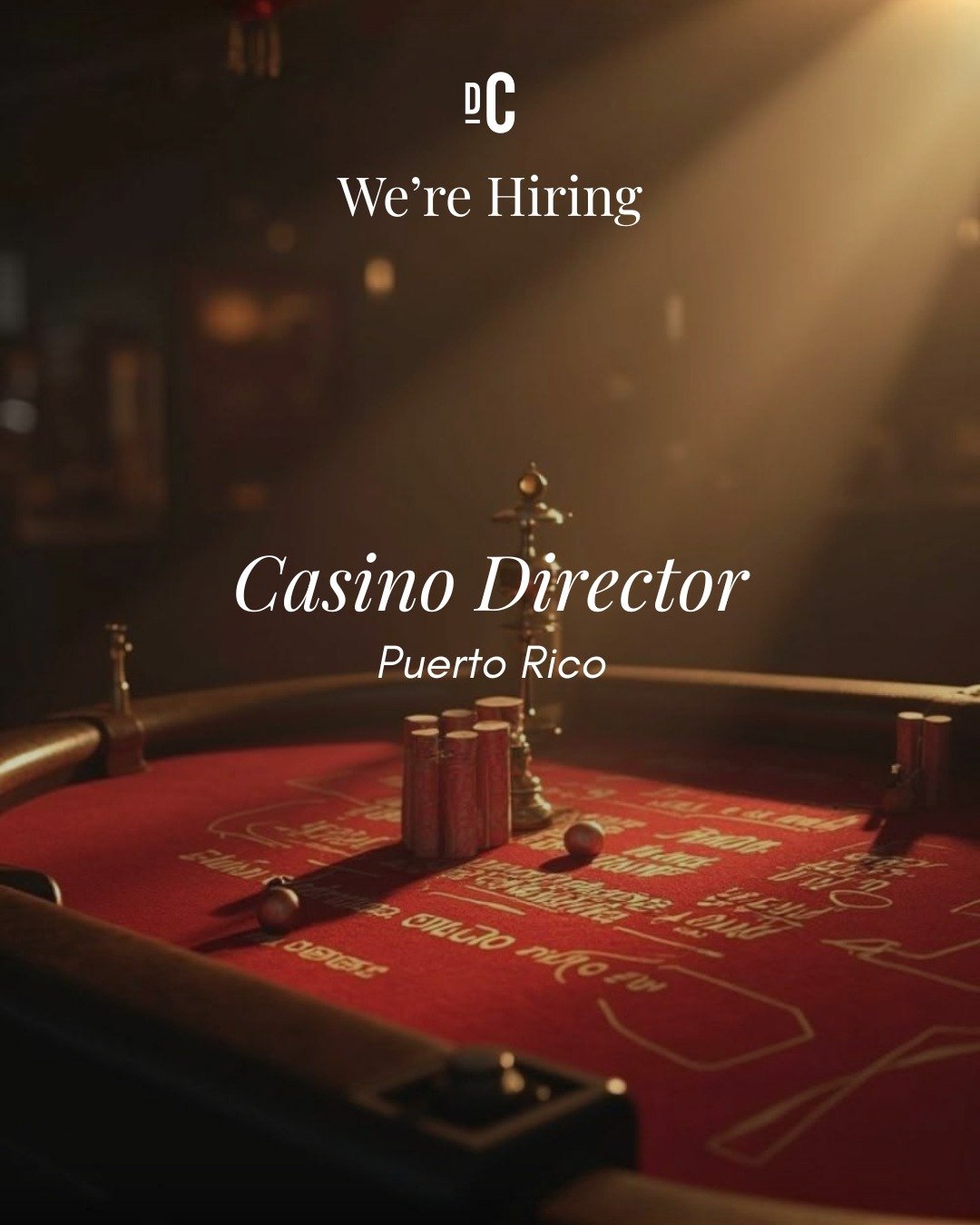 Casino Director | Puerto Rico

A senior operations role leading all aspects of a boutique casino, from the floor to the financials.

Key Responsibilities:
&bull; Oversee daily table games, slot floor, staffing, and scheduling
&bull; Manage P&amp;L, b