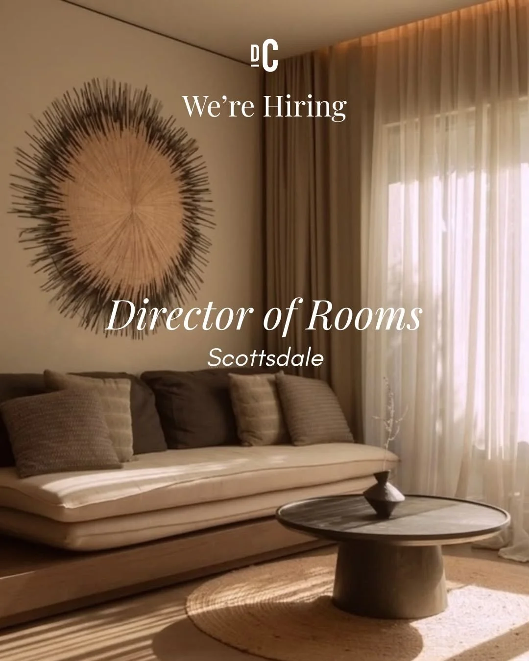 Director of Rooms | Scottsdale

A luxury resort is looking for a senior rooms division leader to oversee Front Office, Housekeeping, Engineering, and Guest Services.

Key Responsibilities:
&bull; Oversee daily operations across all four rooms divisio