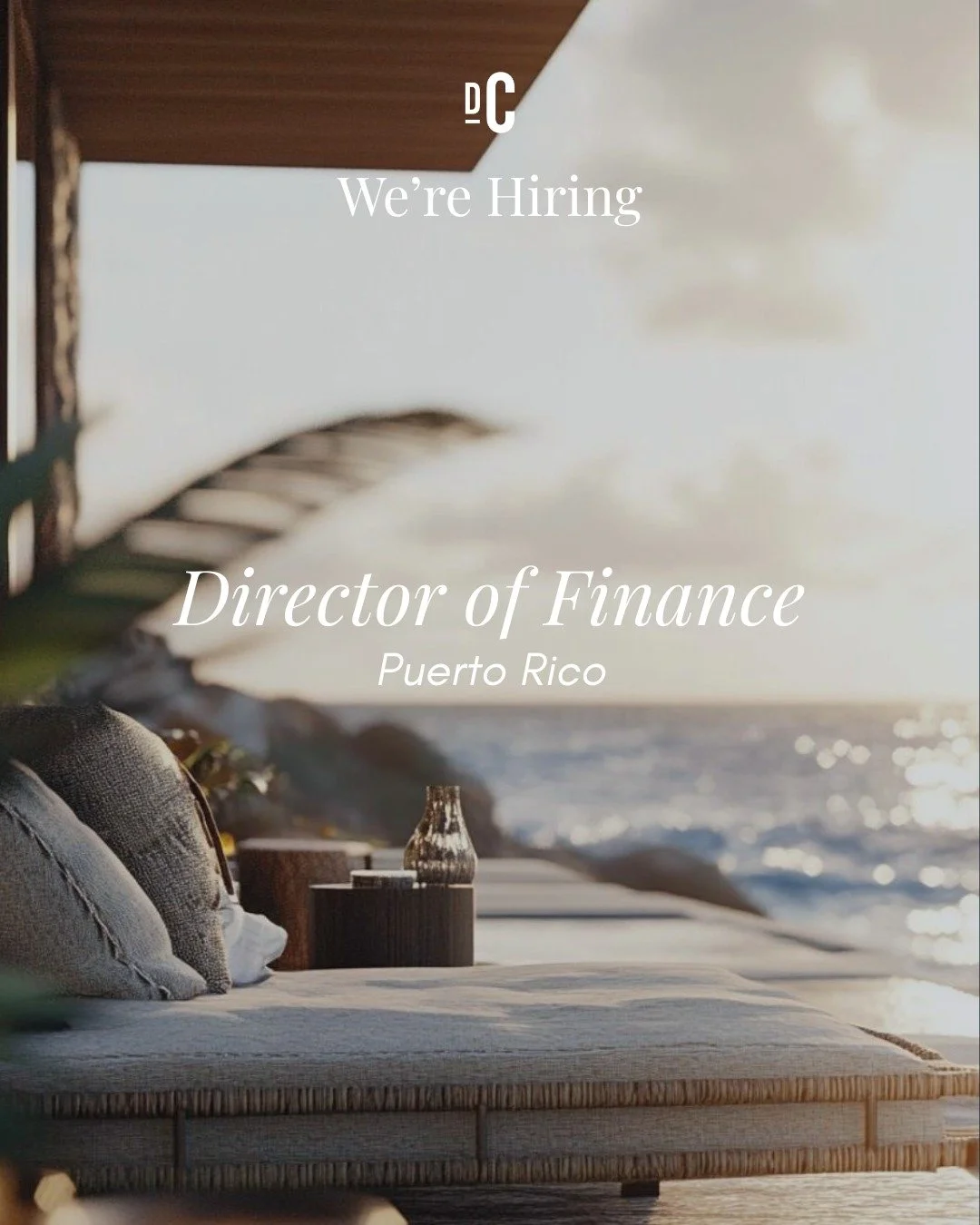 Director of Finance | Puerto Rico

A senior finance leadership role at a luxury beachfront resort, sitting on the Executive Committee and reporting directly to the General Manager.

Key Responsibilities:
&bull; Analyse revenue trends, expenditure, an