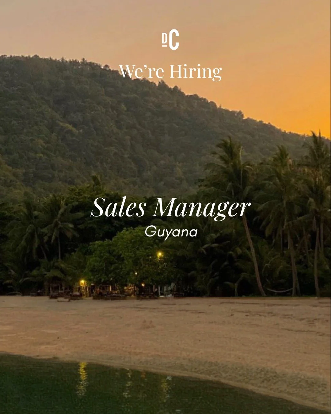 Sales Manager | Guyana

A well-established hotel property in Guyana is looking for a driven Sales Manager to lead revenue growth across key market segments.

Key Responsibilities:
&bull;⁠ ⁠Develop and execute sales plans across rooms, events, and F&a