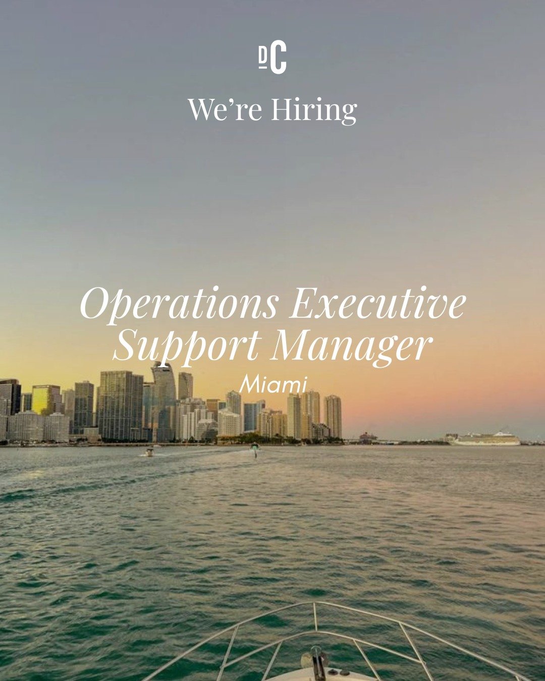 Operations &amp; Executive Support Manager | Miami, FL

A high-trust, in-office role supporting senior leadership at a growing hospitality investment firm in Brickell. The right person is an operational anchor who takes pride in keeping things runnin