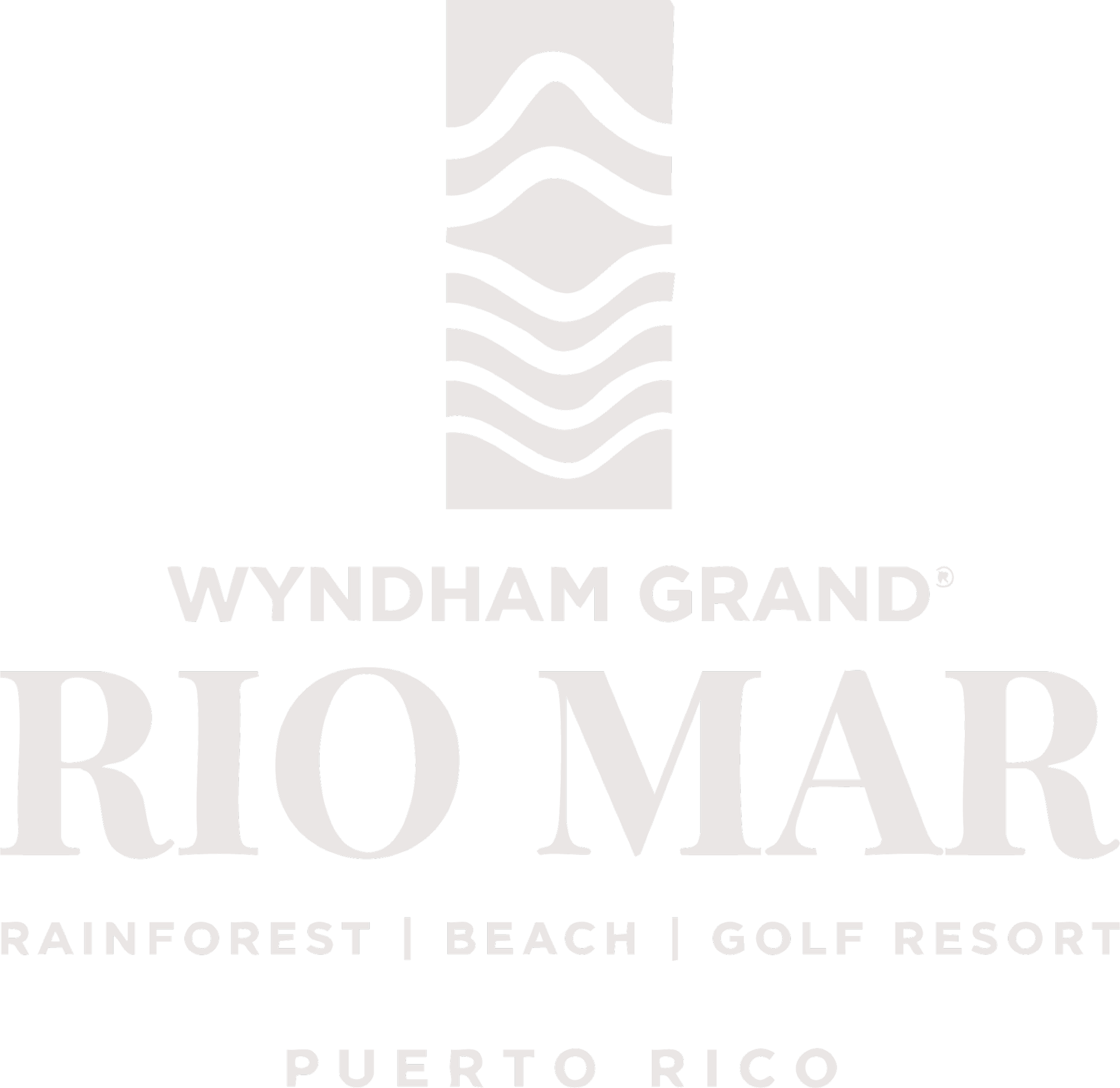 Wyndham Grand Rio Mar Puerto Rico logo. a luxury hospitality brand within the global hotel industry served by DC Global Talent.
