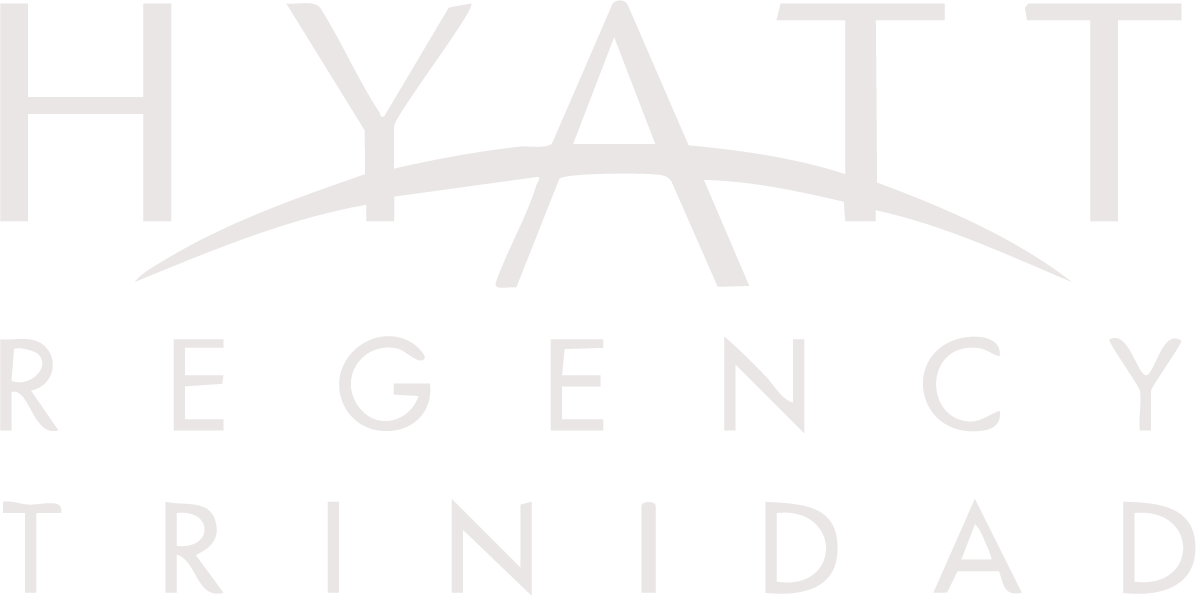 The logo for Hyat Regency Trinidad. a luxury hospitality brand within the global hotel industry served by DC Global Talent.