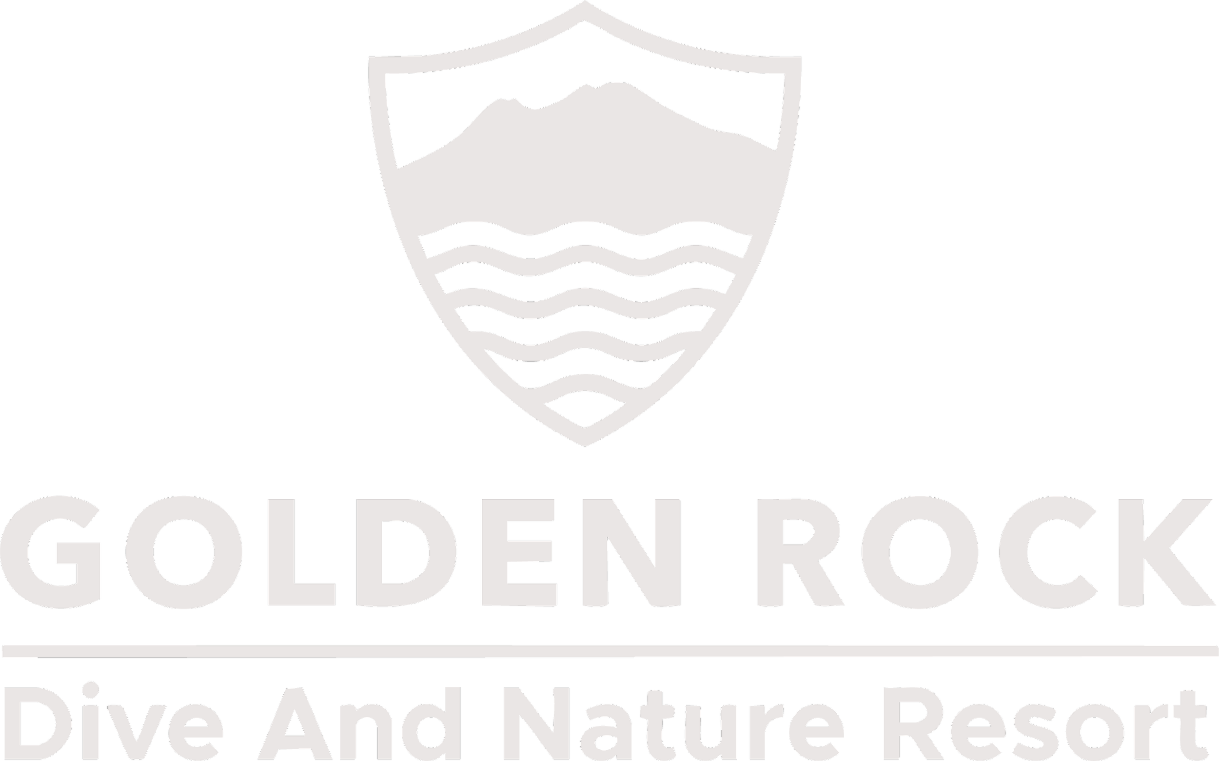 Logo for Golden Rock Dive and Nature Resort. a luxury hospitality brand within the global hotel industry served by DC Global Talent.