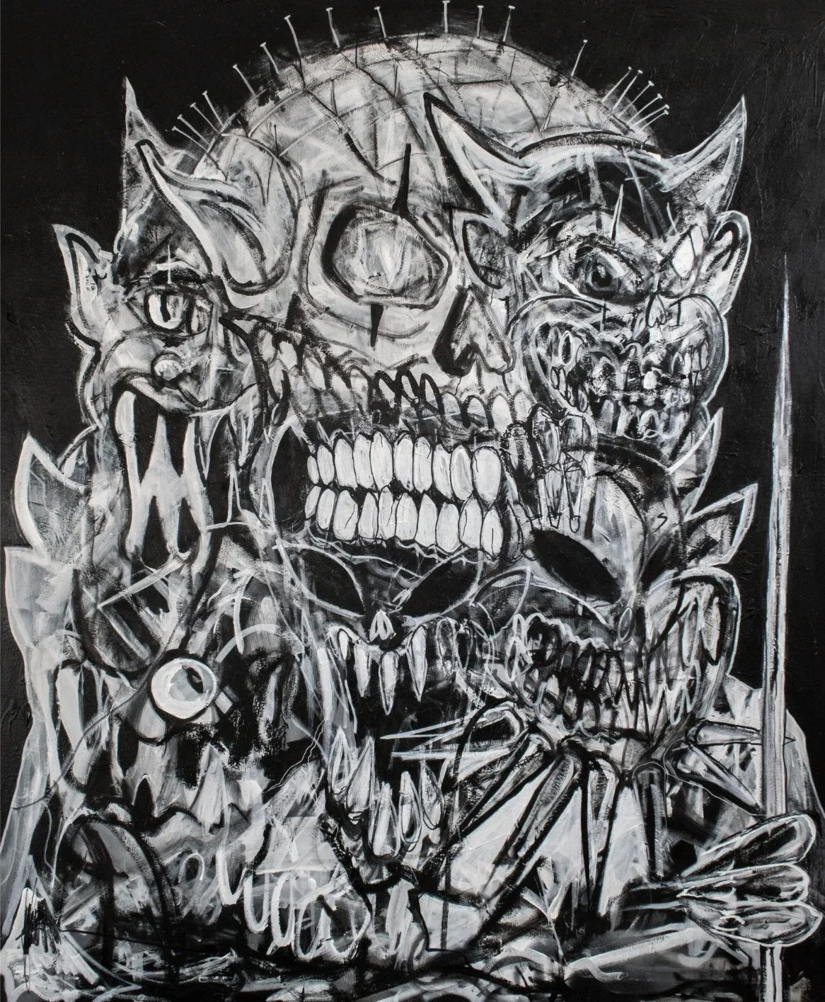Grinna, 2024
Mixed Media on Canvas
120 x 100 cm 
£2,500

