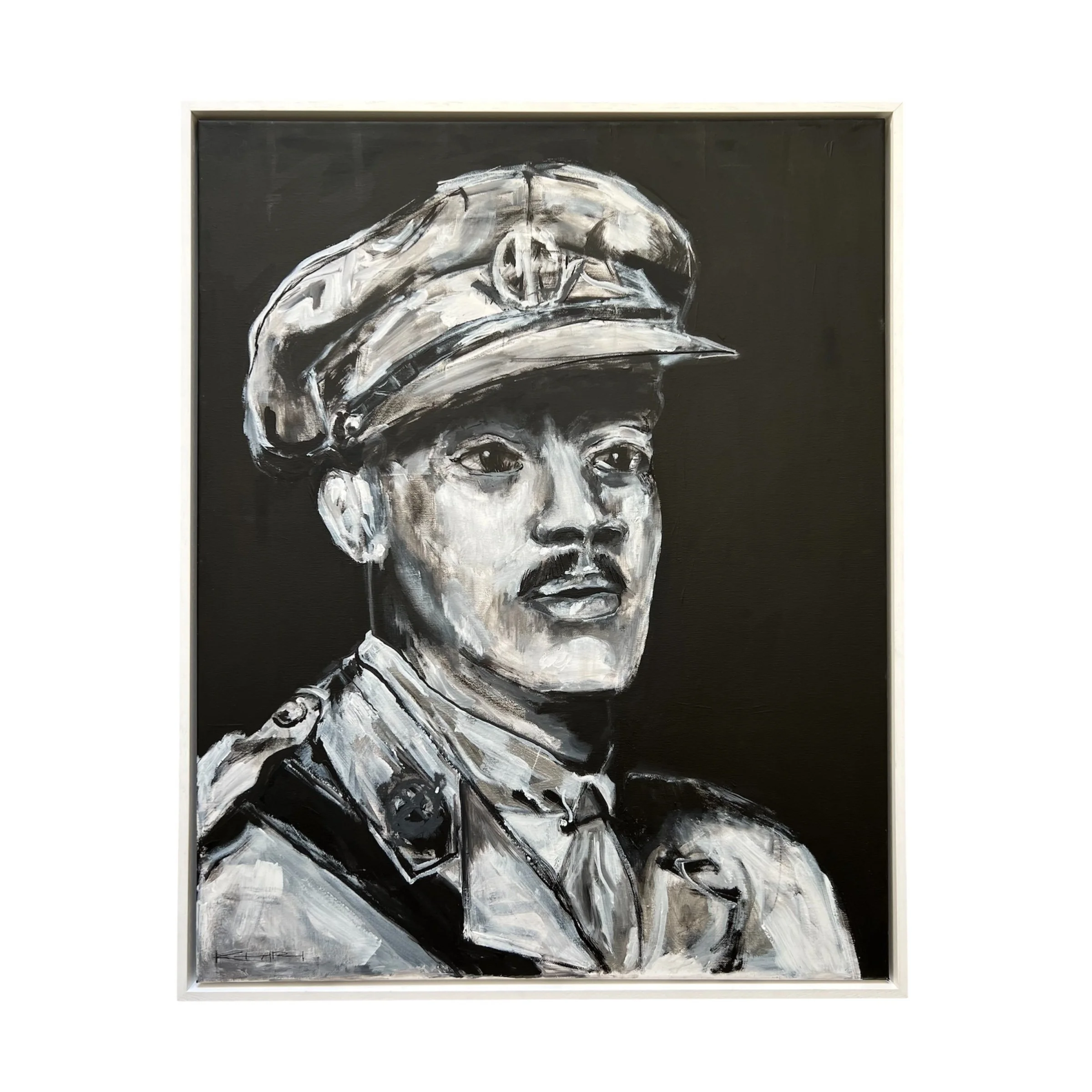 WALTER TULL, 2026 - MIXED MEDIA ON CANVAS / 61 x 76 cm