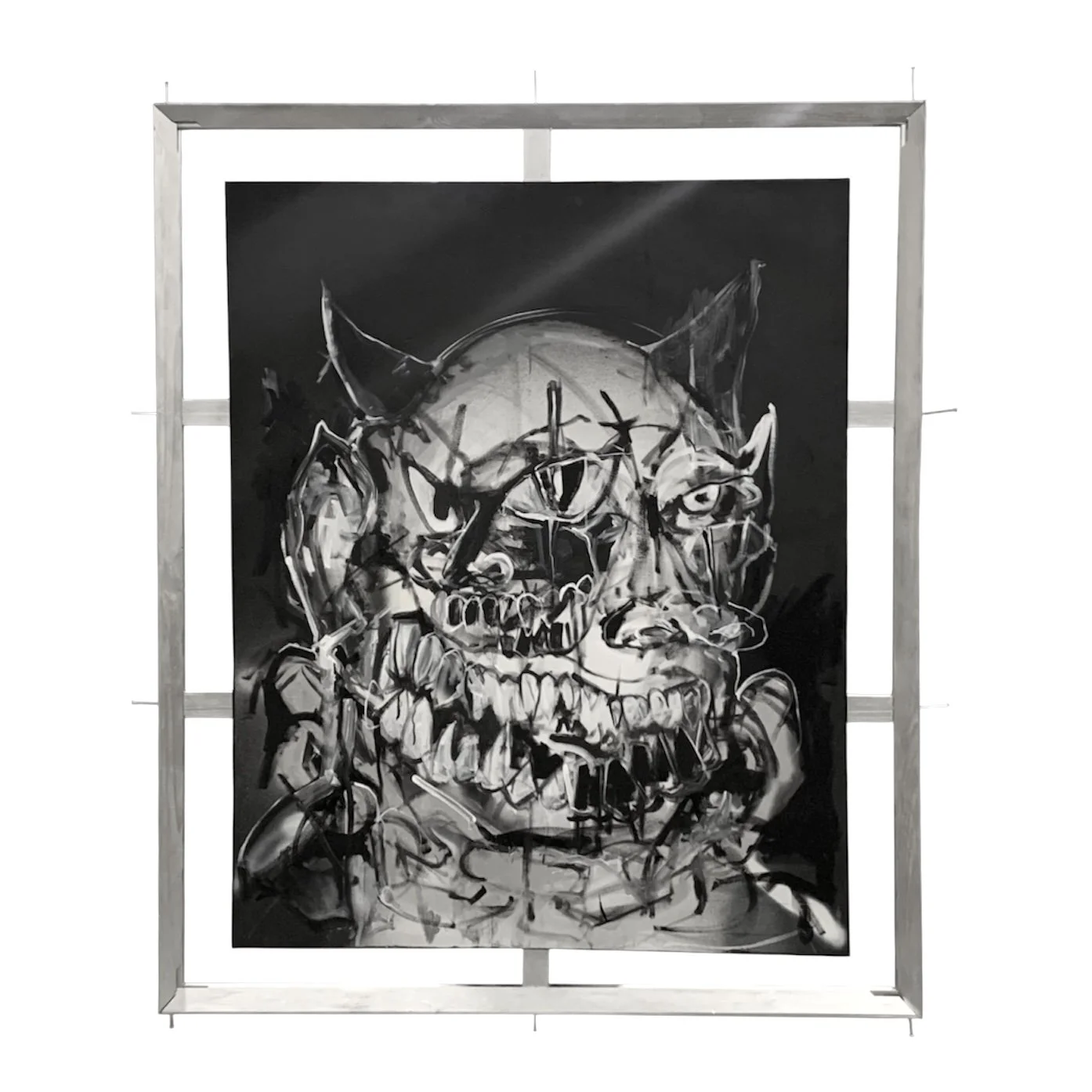 GLASS 2023,  MIXED MEDIA ON CANVAS - 120 x 100 cm
