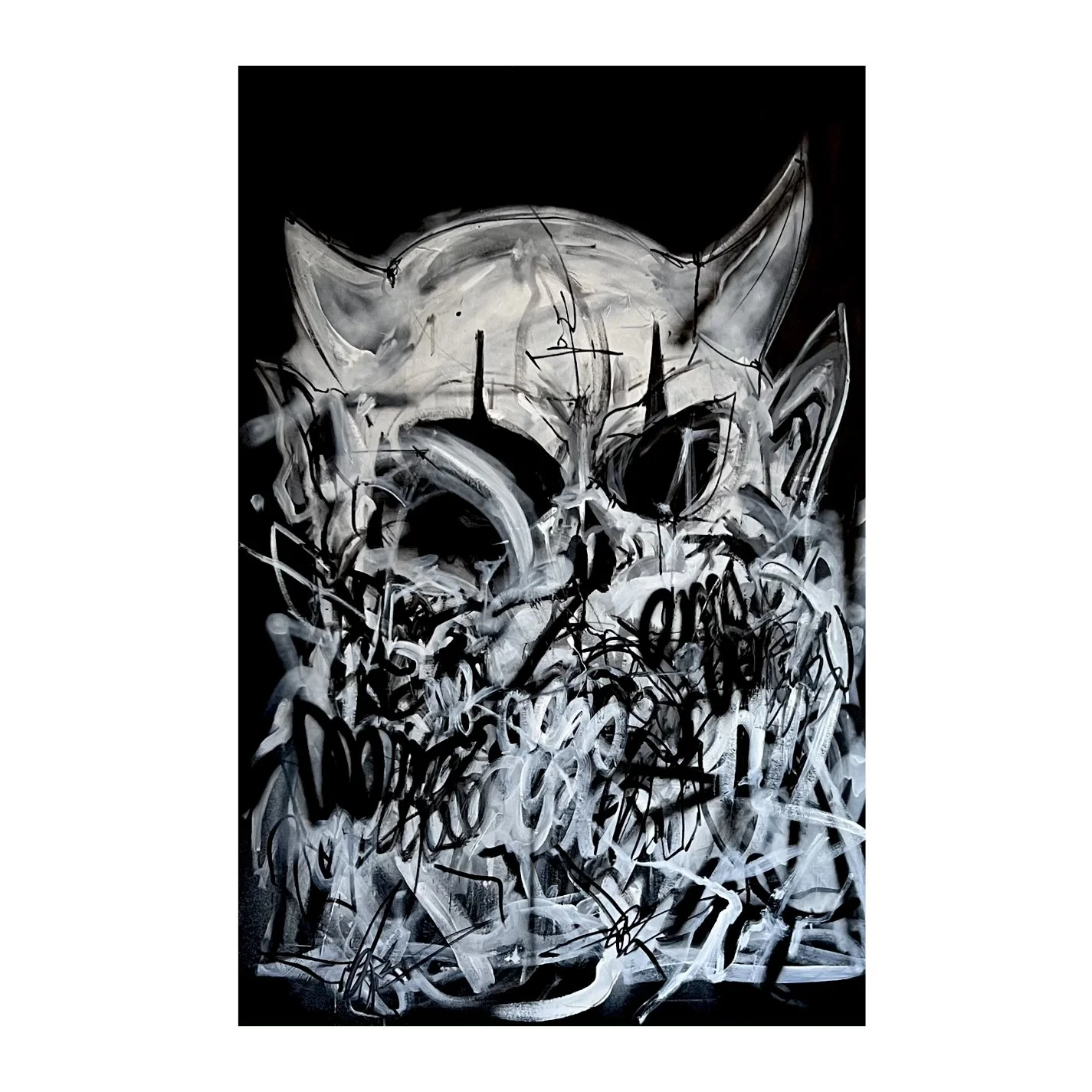 DENTAL, 2024 - MIXED MEDIA ON CANVAS / 150 x 100 cm