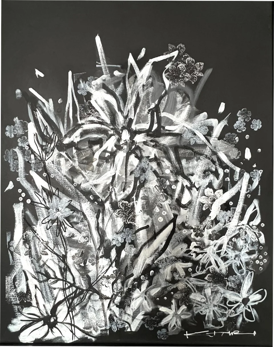 Veiled Bloom (VB001-VB004), 2026
Mixed Media on Canvas
42.9 x 59 cm
£540