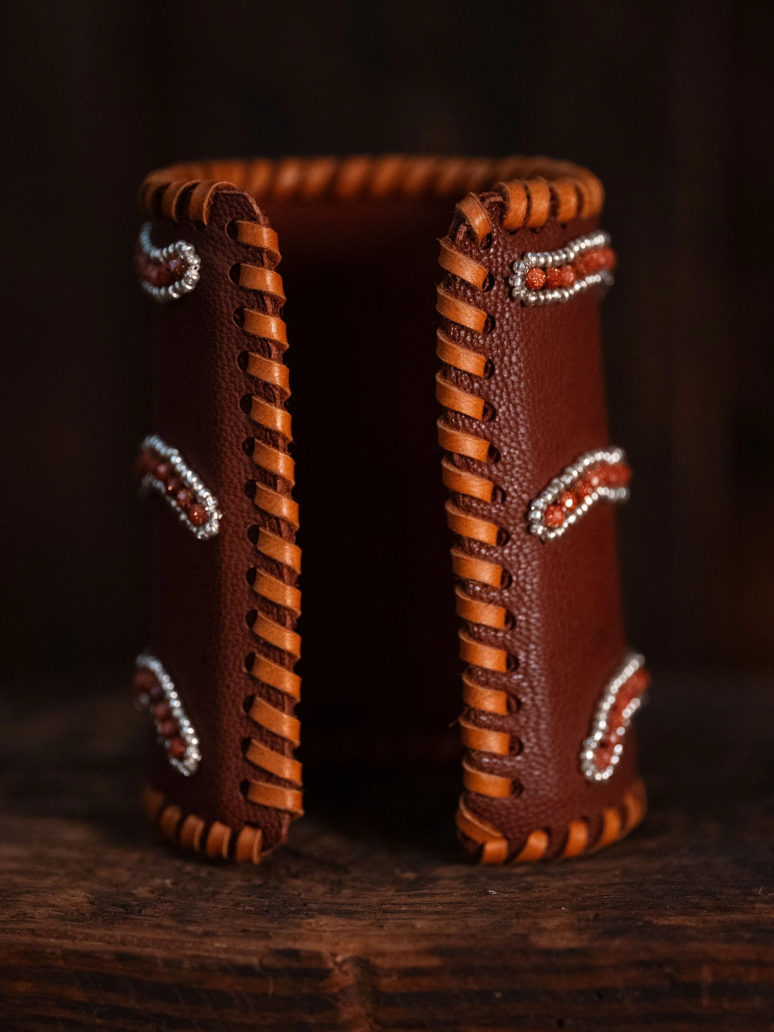 Apotropaic I  Sunstone and turquoise Back.jpg