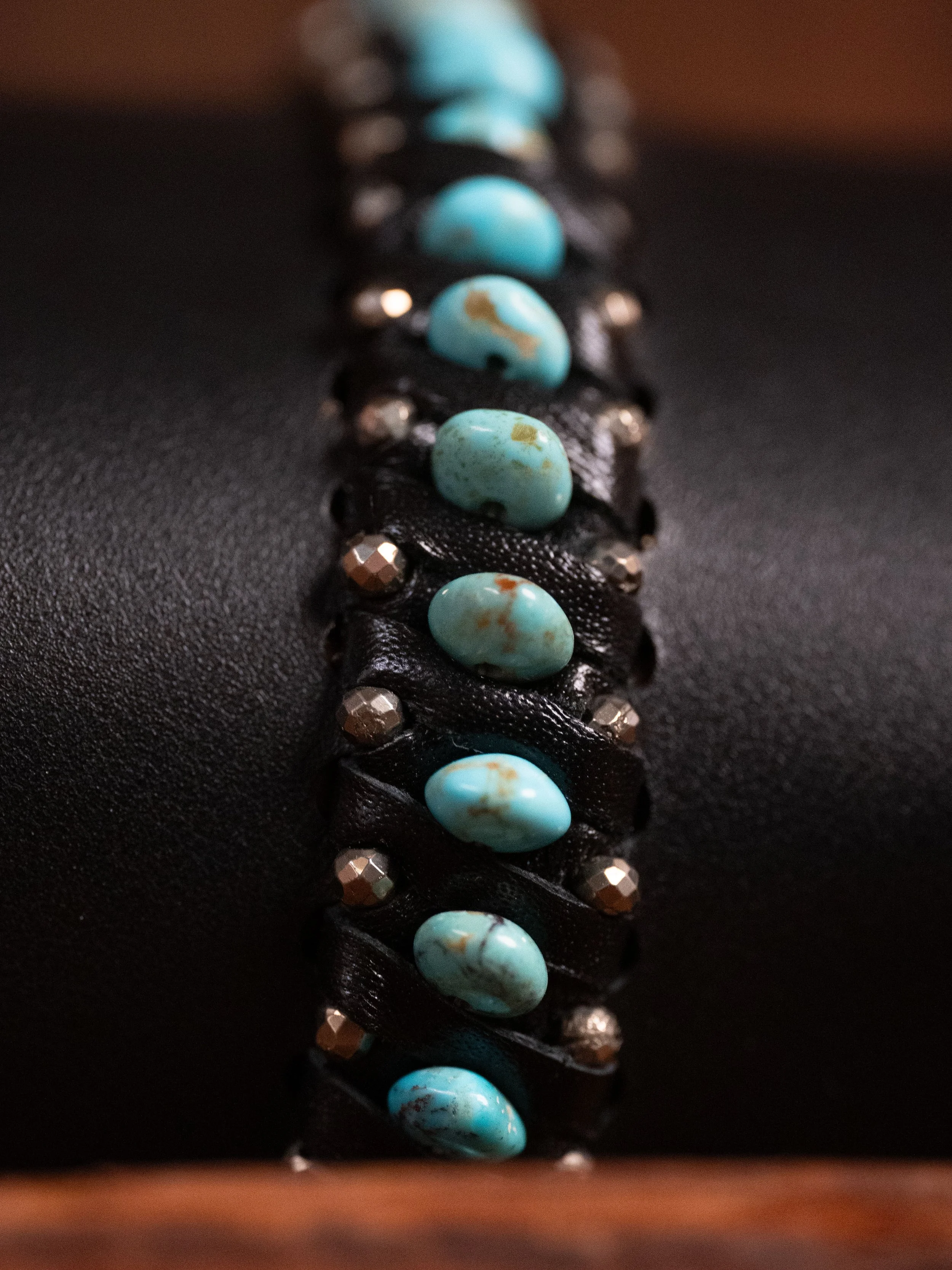 Tryptych VI Turquoise Pyrite Braid Detail.jpg