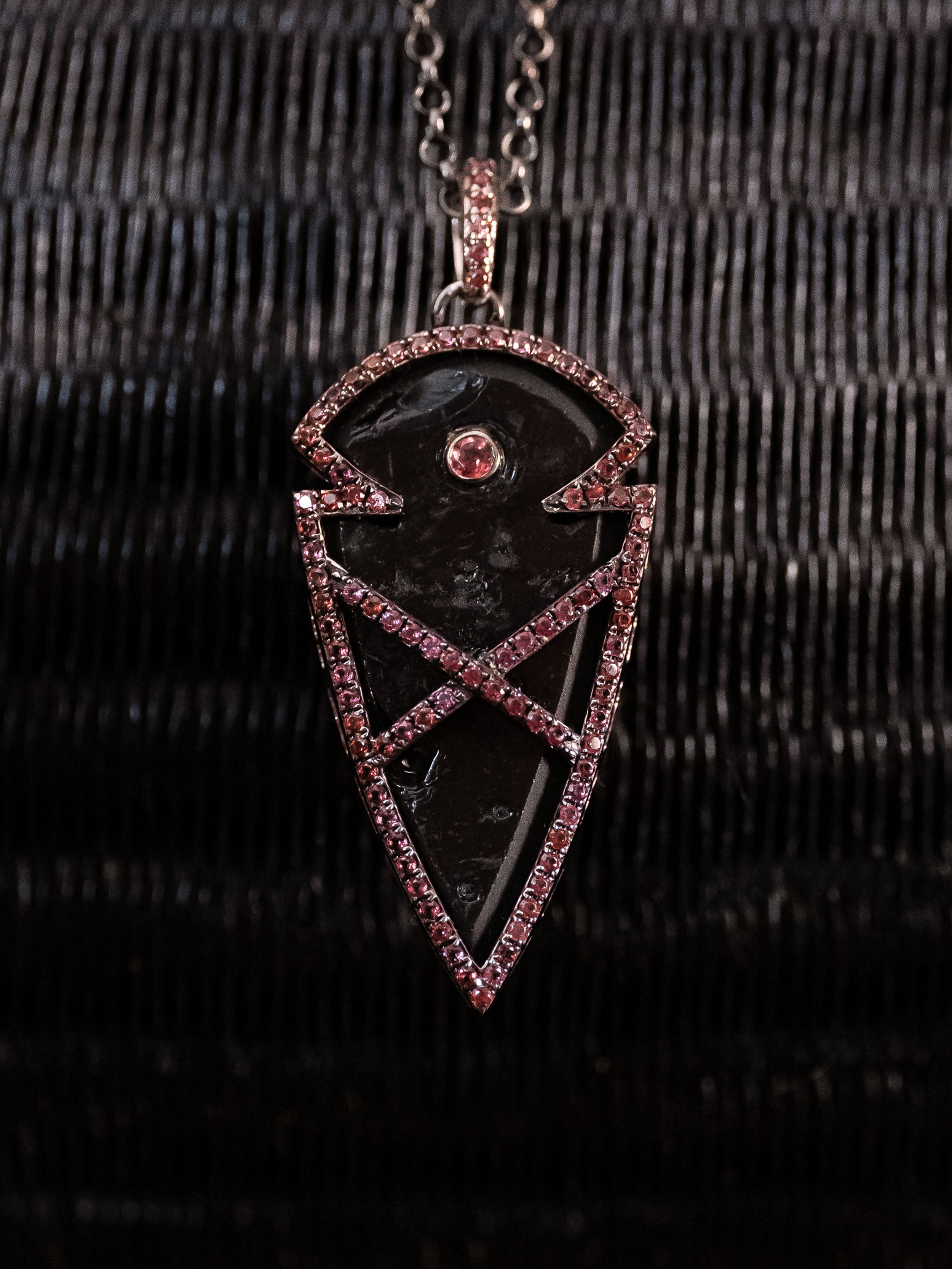 Luxana Small Zoom Obsidian Garnet.jpg