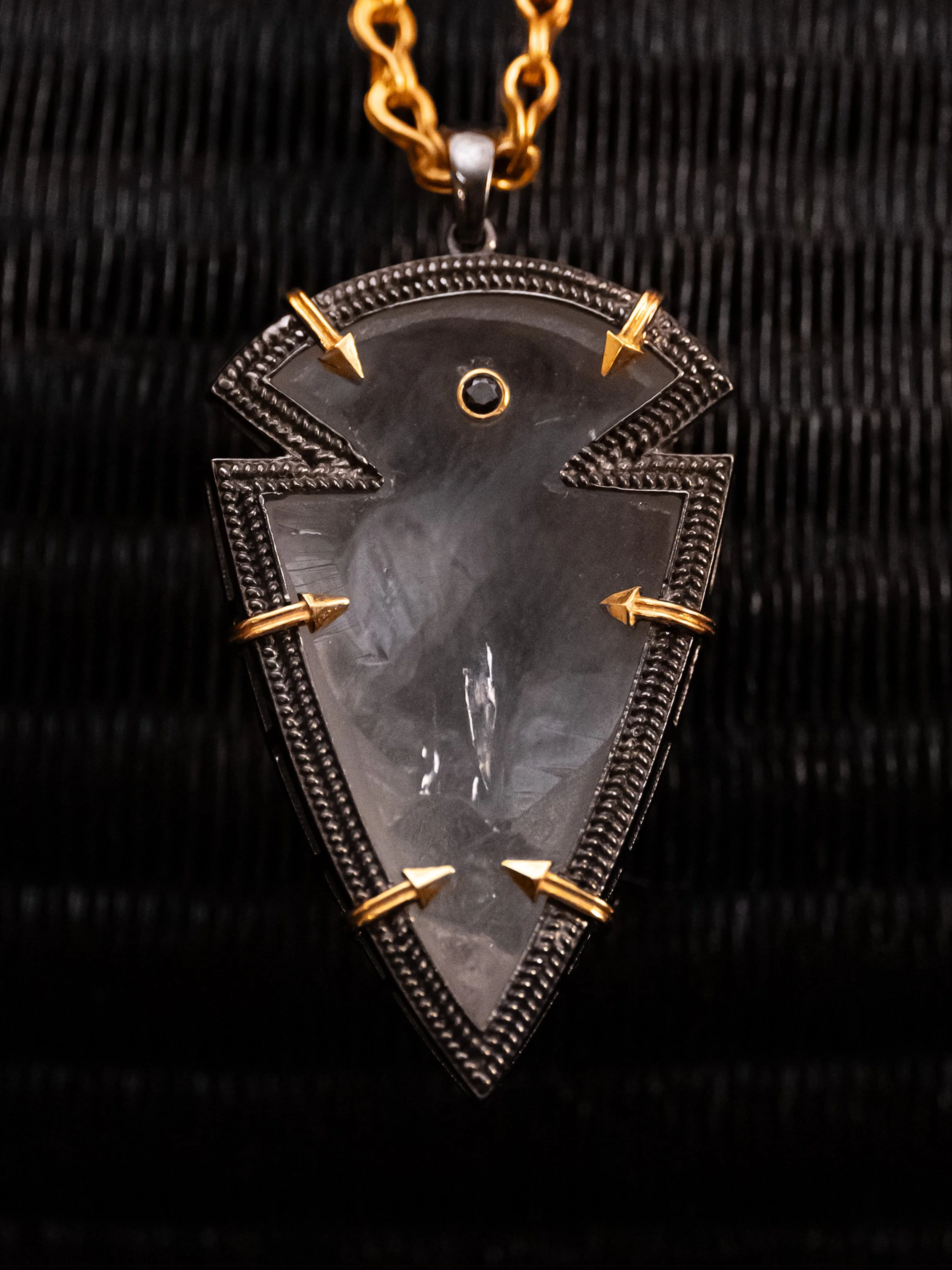 Clear Quartz & Black Diamond : Fortis Grande