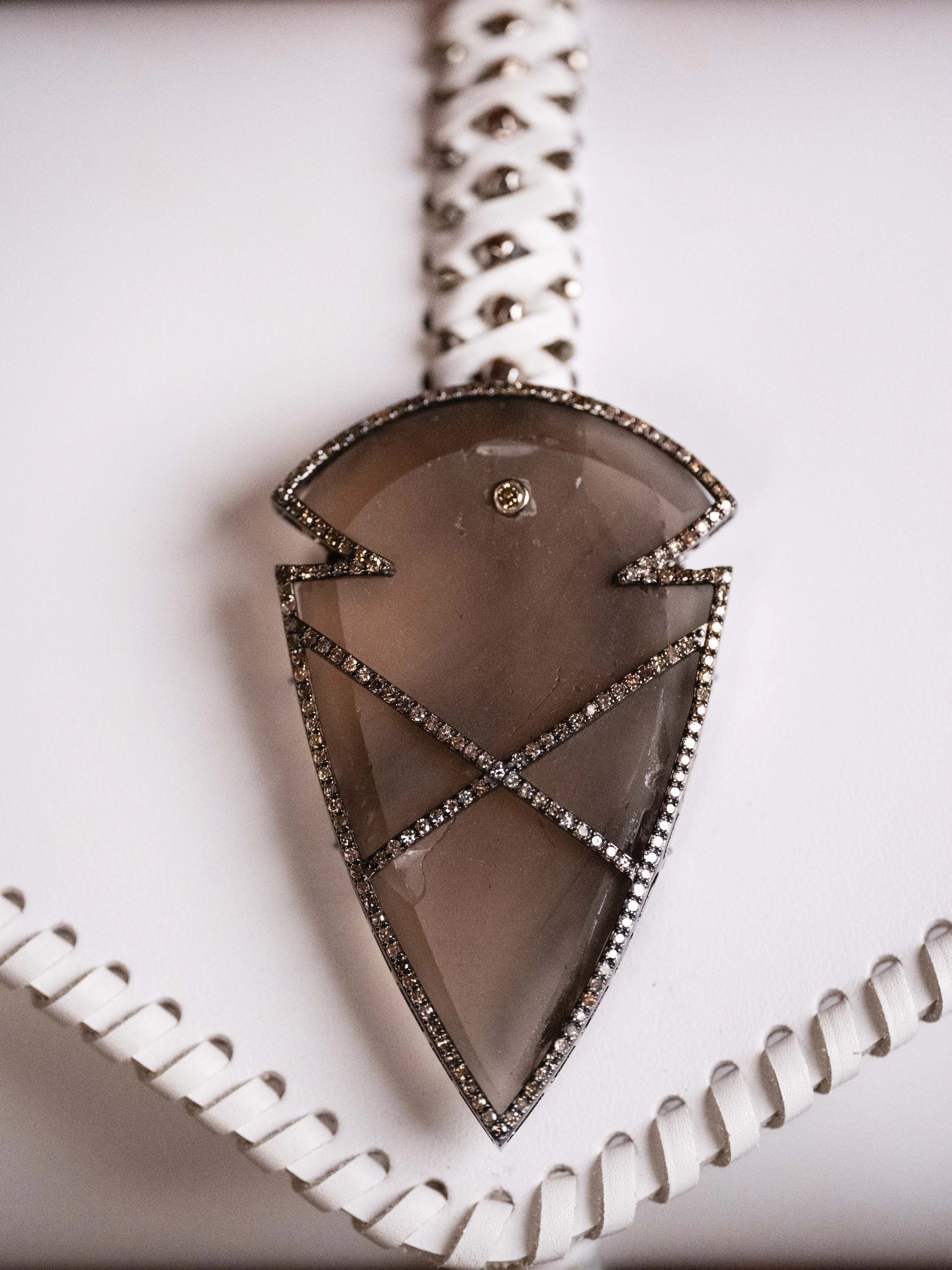 White Bovine Clutch Arrowhead Detail.jpg