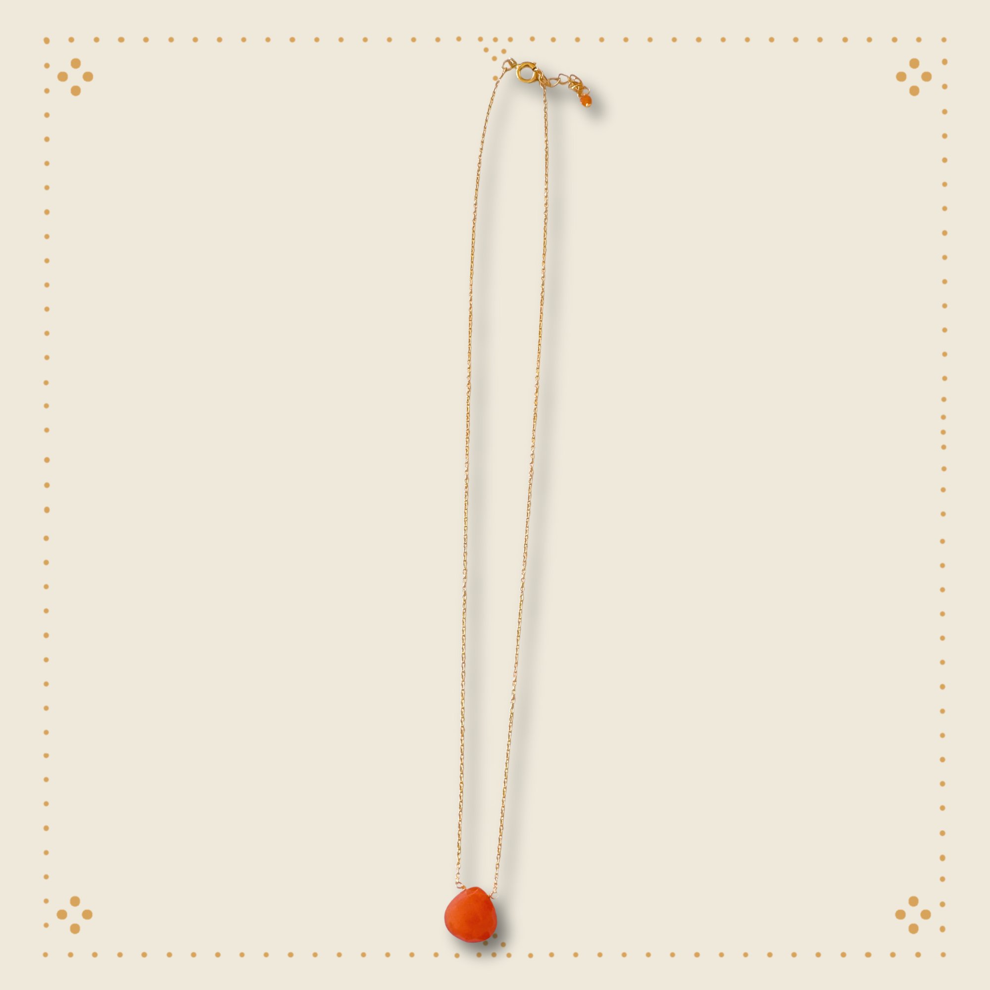 BIRTHSTONE CHAIN NECKLACE