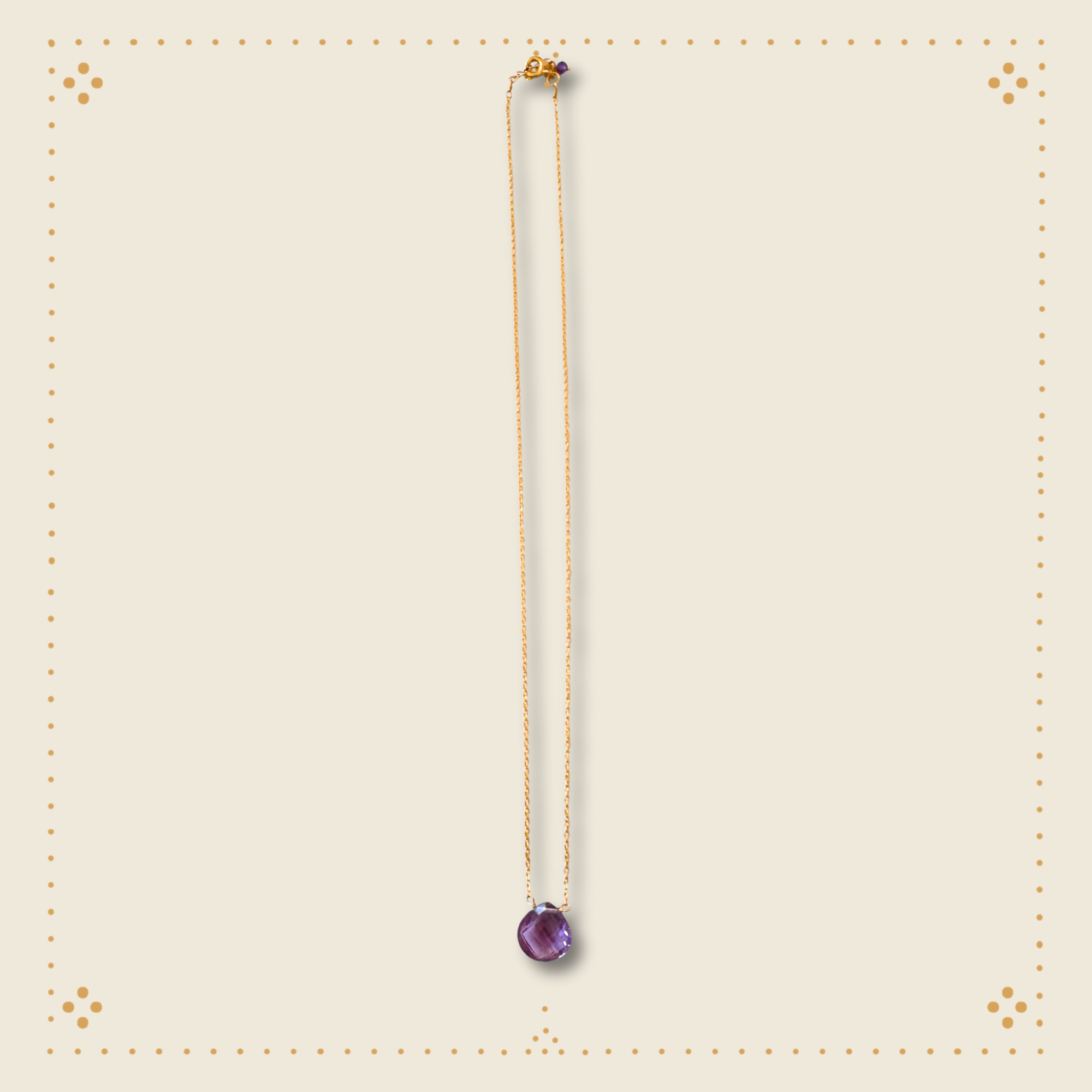 BIRTHSTONE CHAIN NECKLACE
