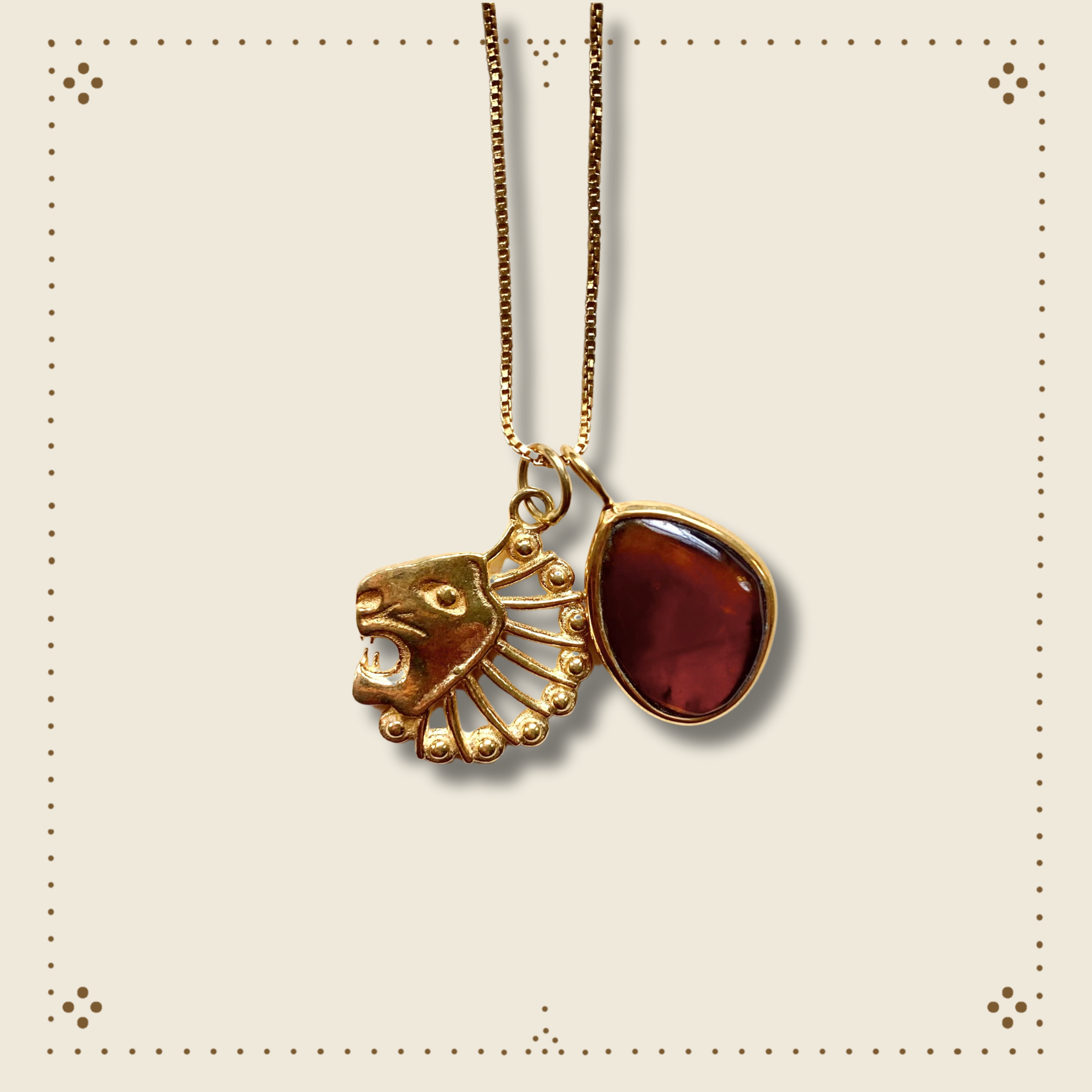 CYRUS THE GREAT LION NECKLACE