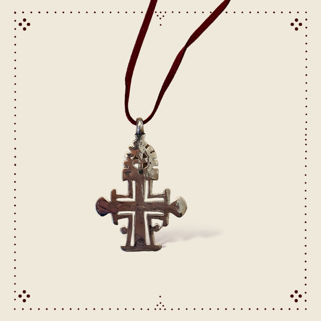 SILVER WELEGA NECK CROSS