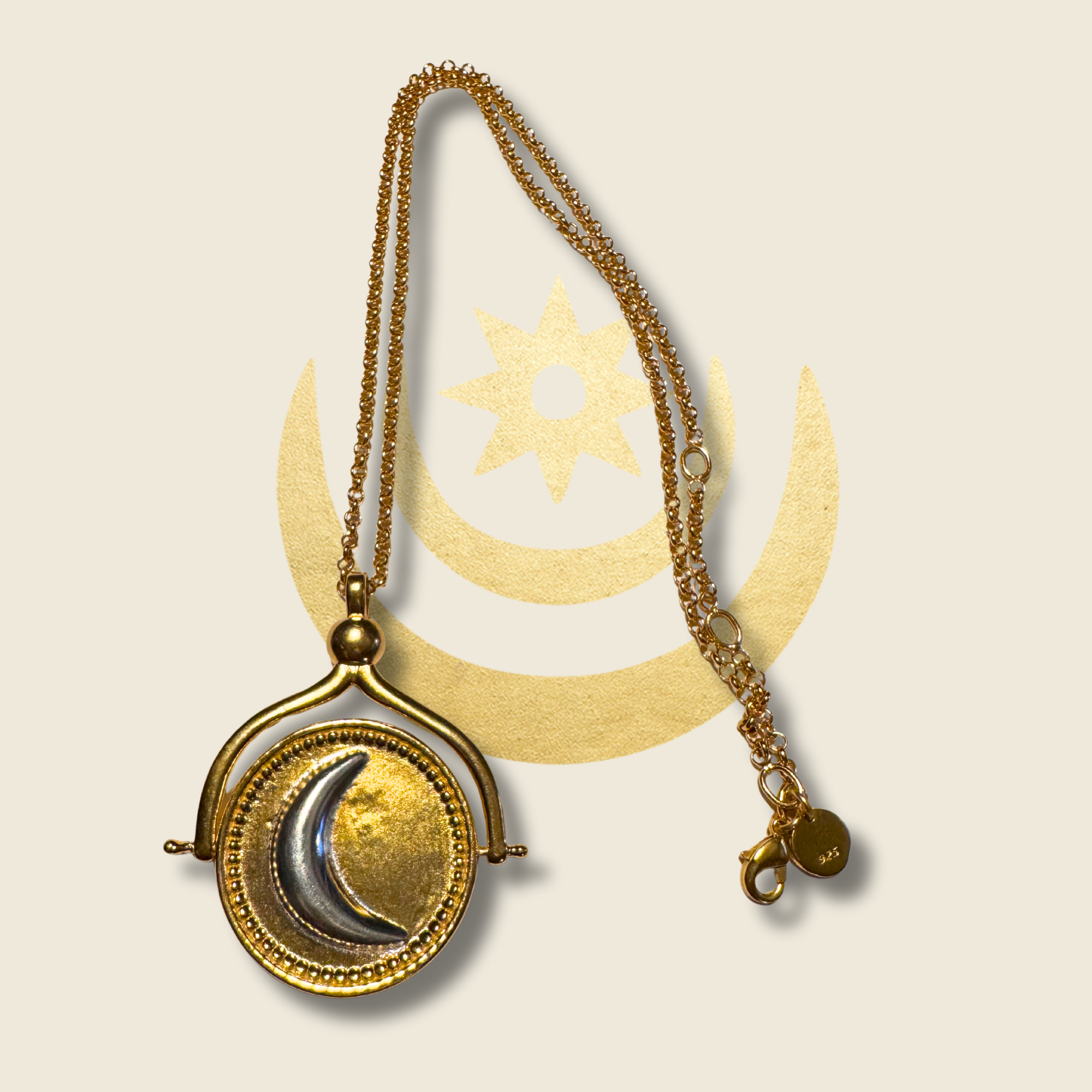 SUN AND MOON - DAY AND NIGHT NECKLACE