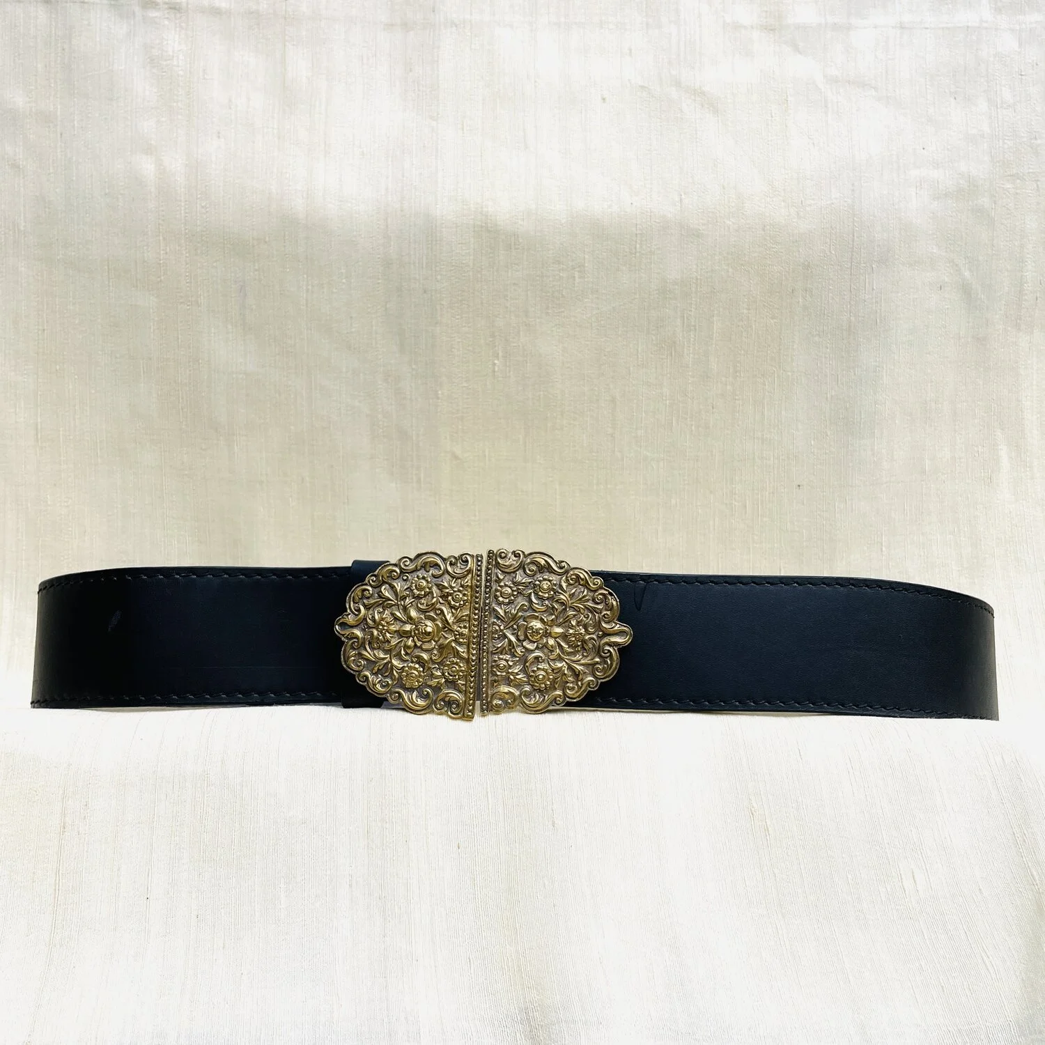 PERSIAN BRASS FLOWER BUCKLE BELT