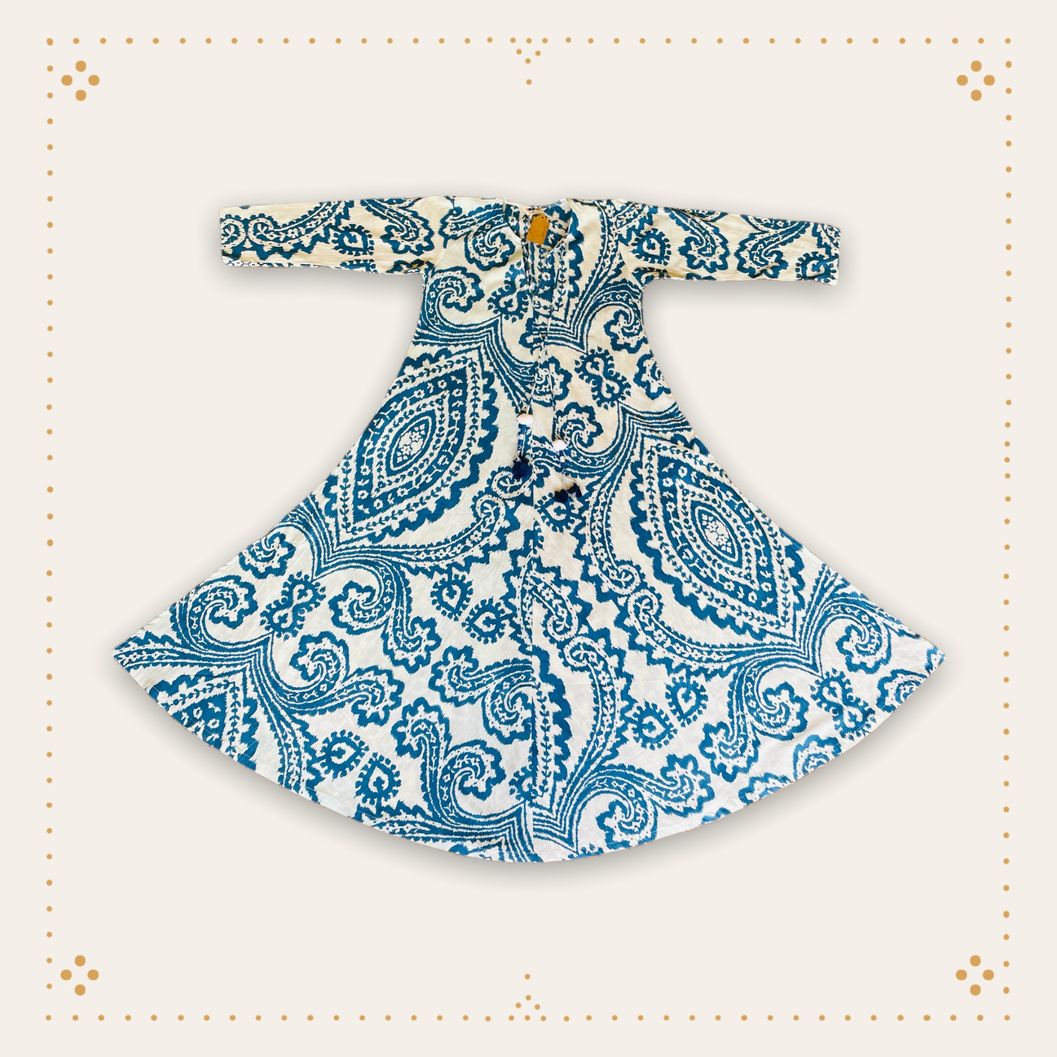 WHIRLING DERVISH PASSIONATE PAISLEY BLUE