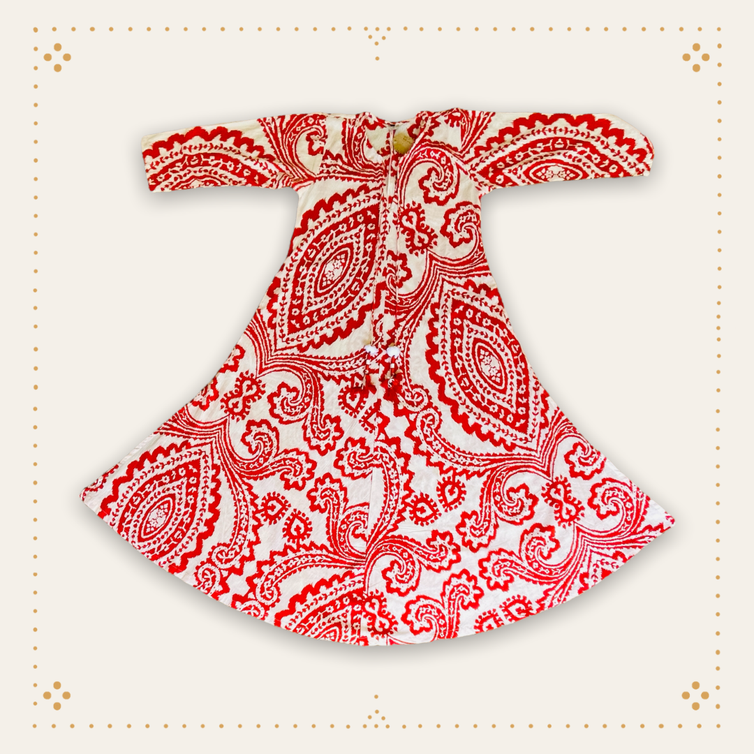 WHIRLING DERVISH PASSIONATE PAISLEY RED