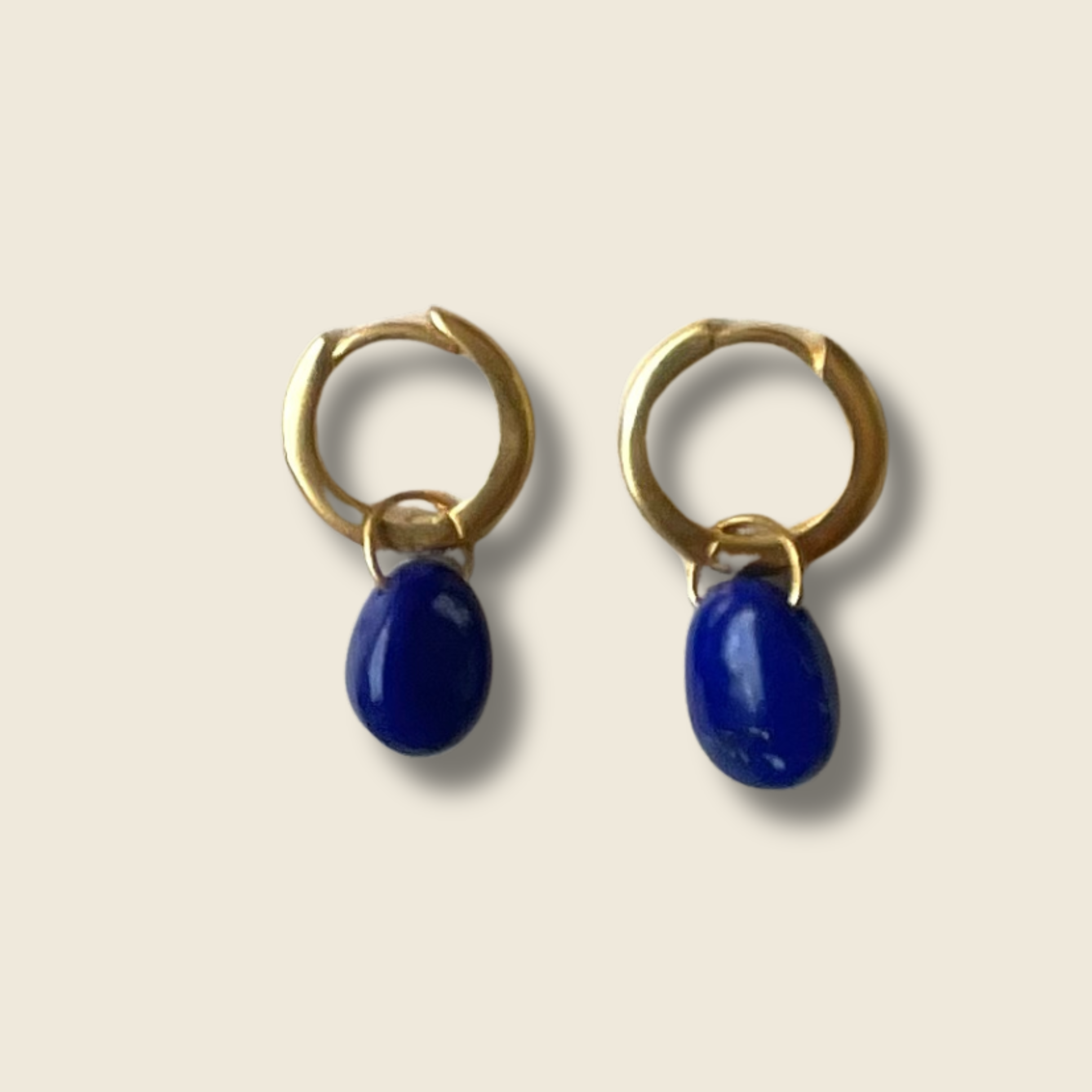 BIRTHSTONE EARRINGS GOLD VERMEIL