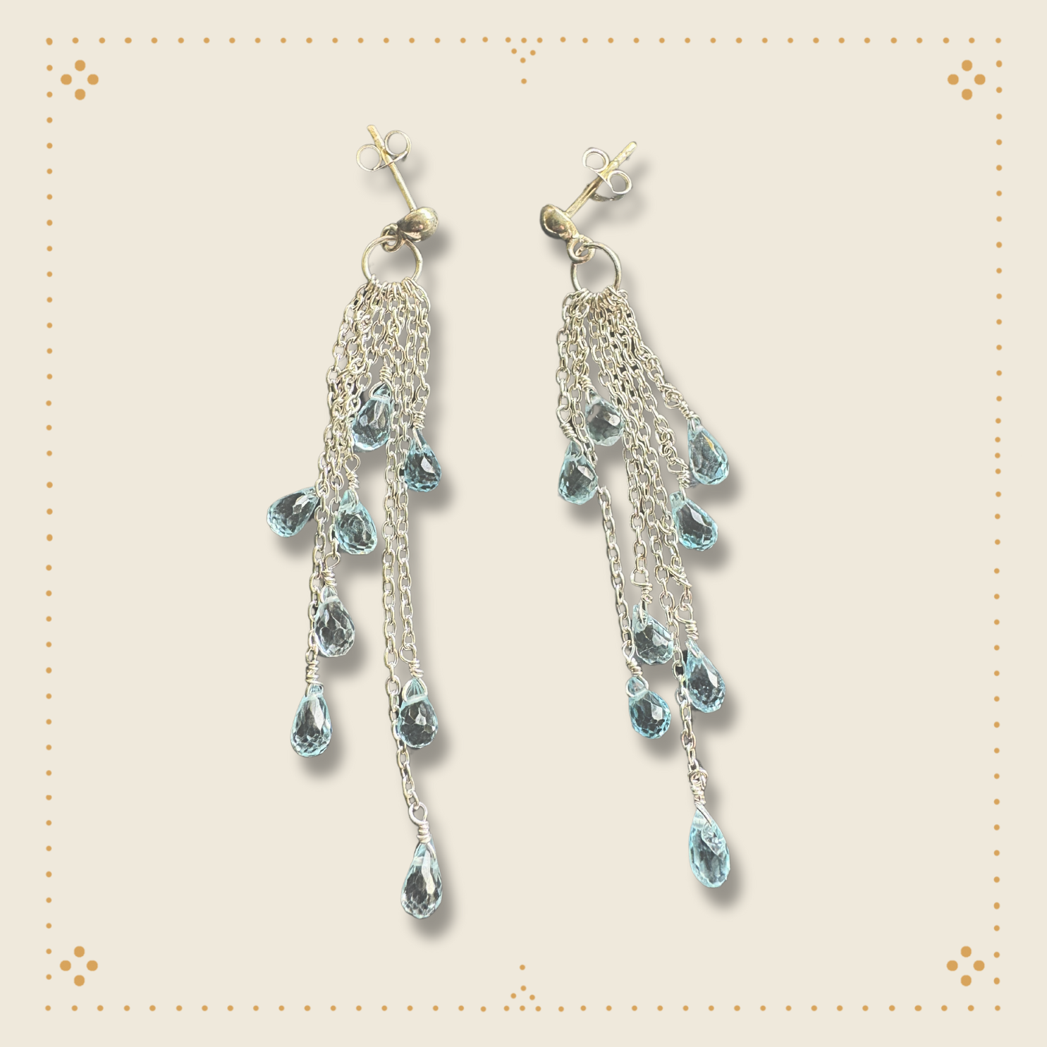 WATERFALL GEMSTONE EARRINGS