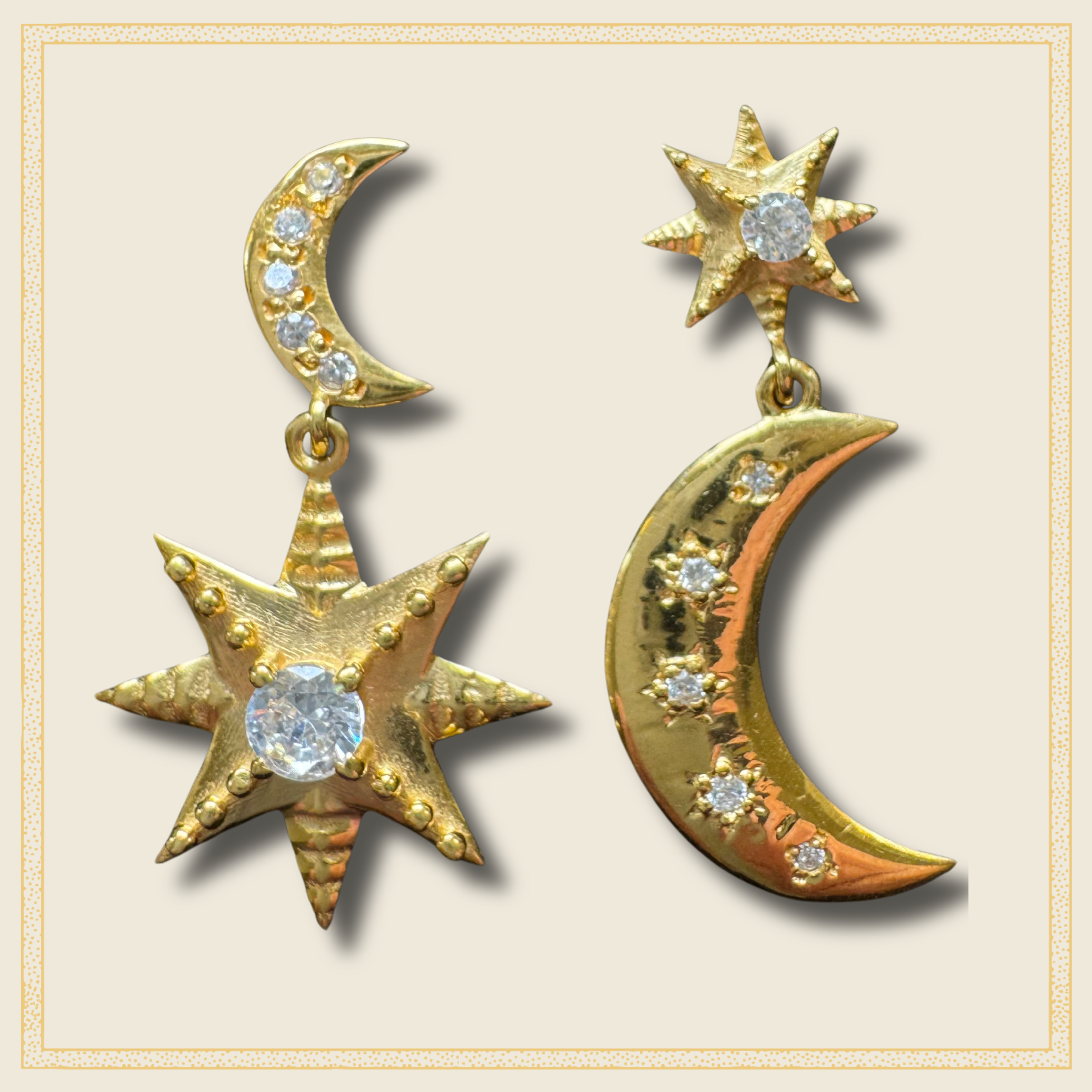 CELESTIAL MOON AND STARS