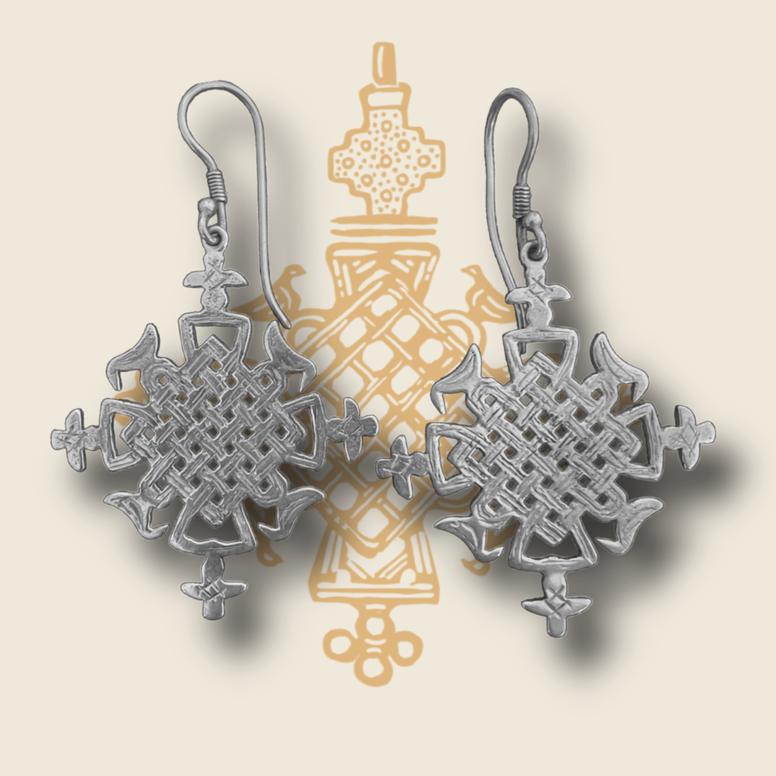 LALIBELA CROSS EARRINGS