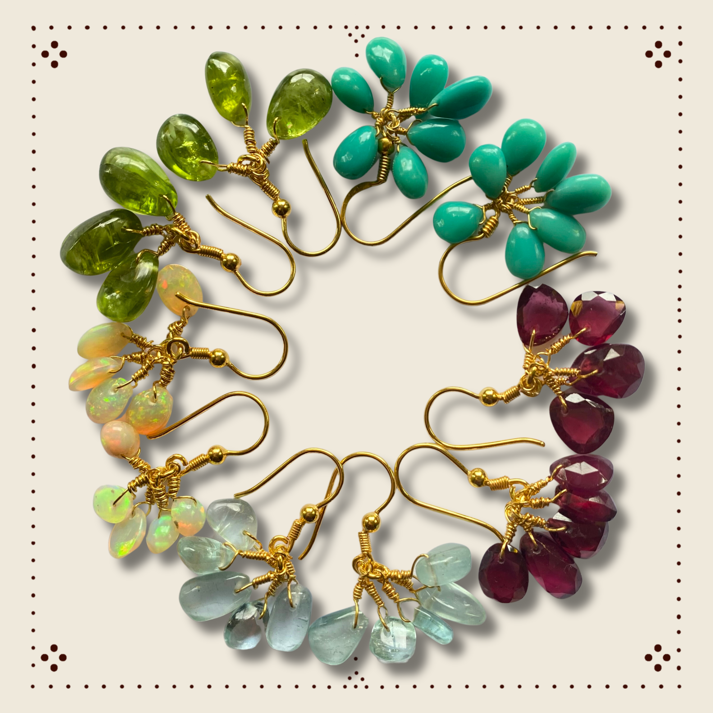 PEBBLE DROP EARRINGS