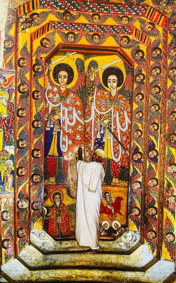 Spectacular ceremony of the Lalibela Timkat Festival in Ethiopia