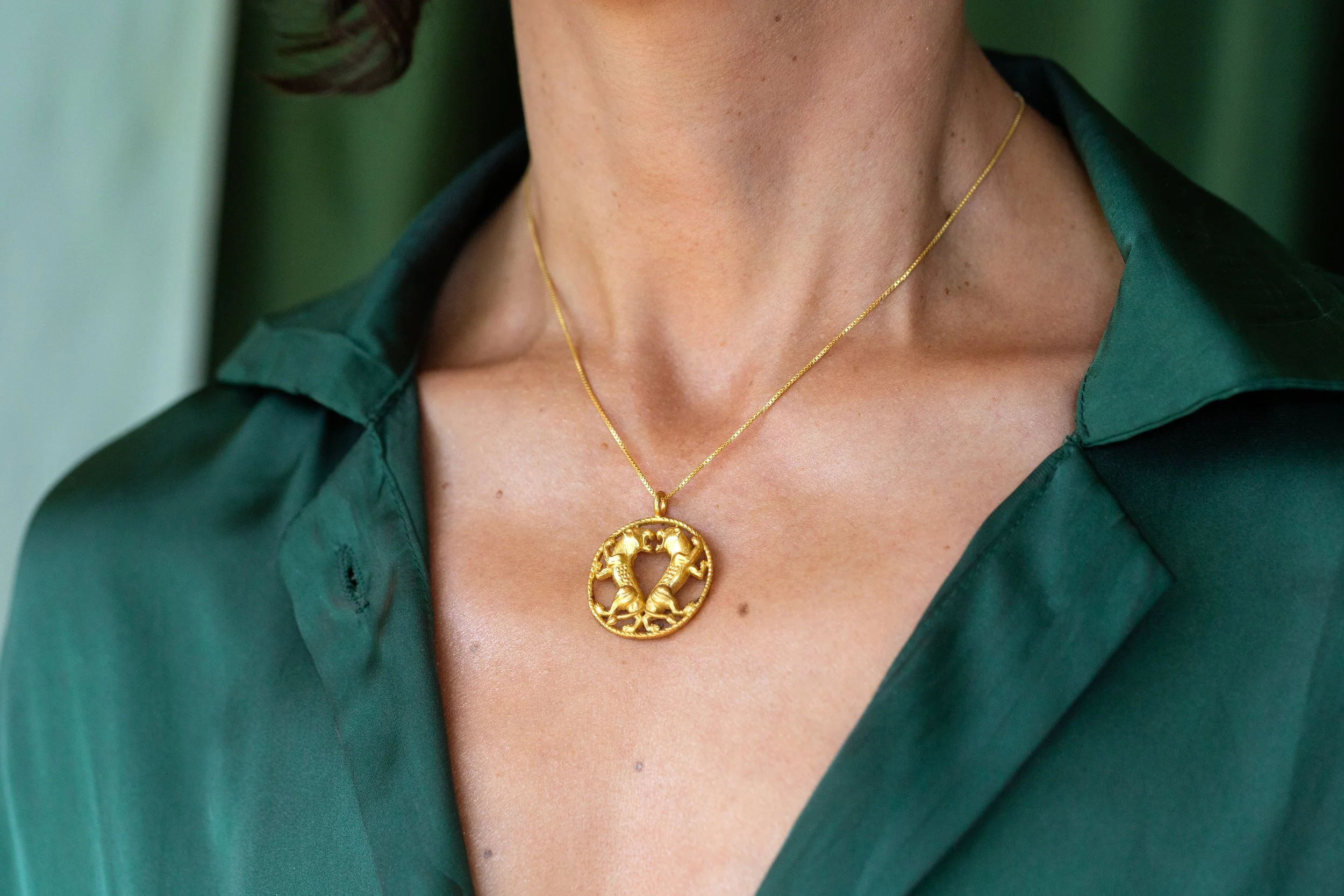 SD Archimedean Rampant Lions Necklace.jpg