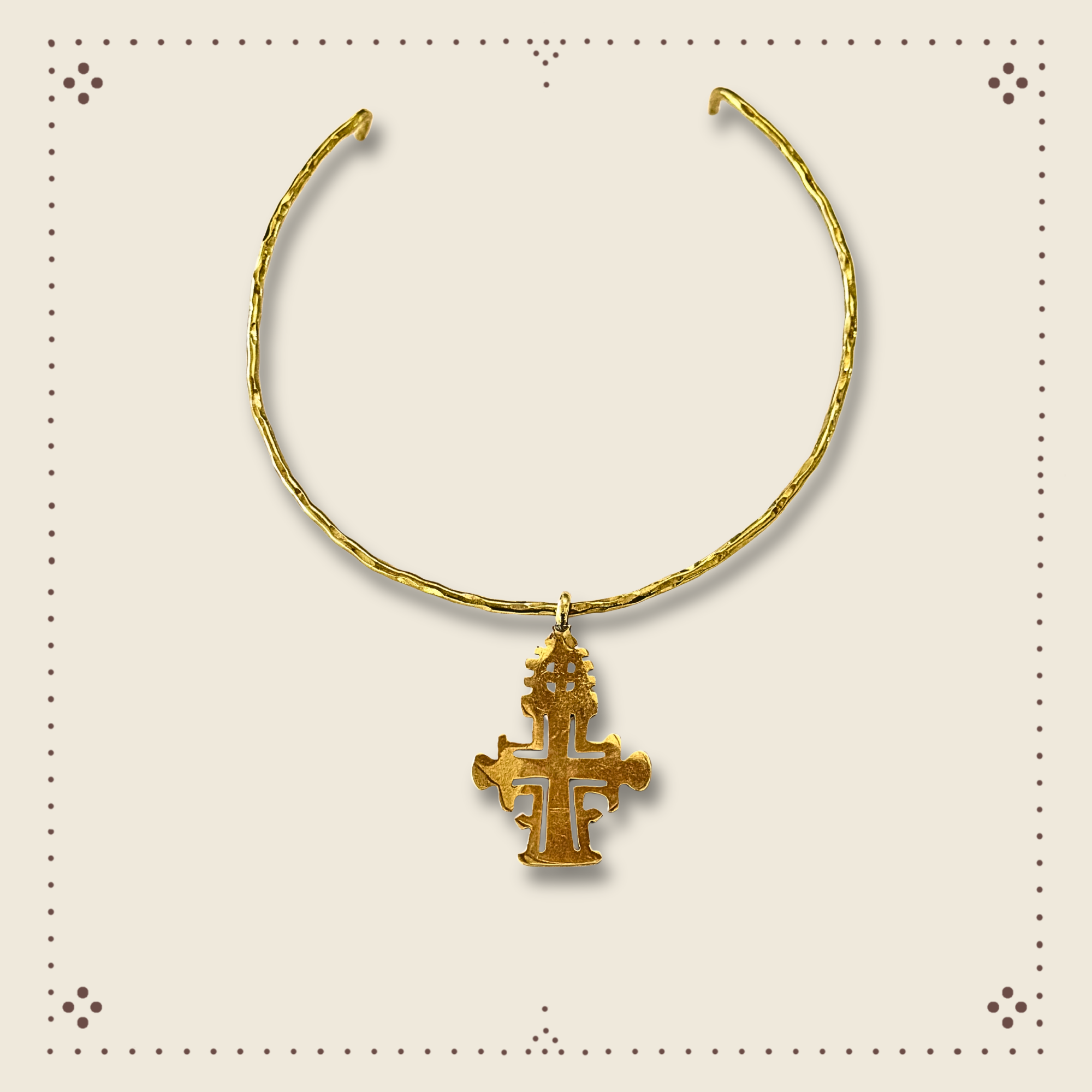 Walega Talisman necklace Ethiopian neck cross Sally Dudmesh.png