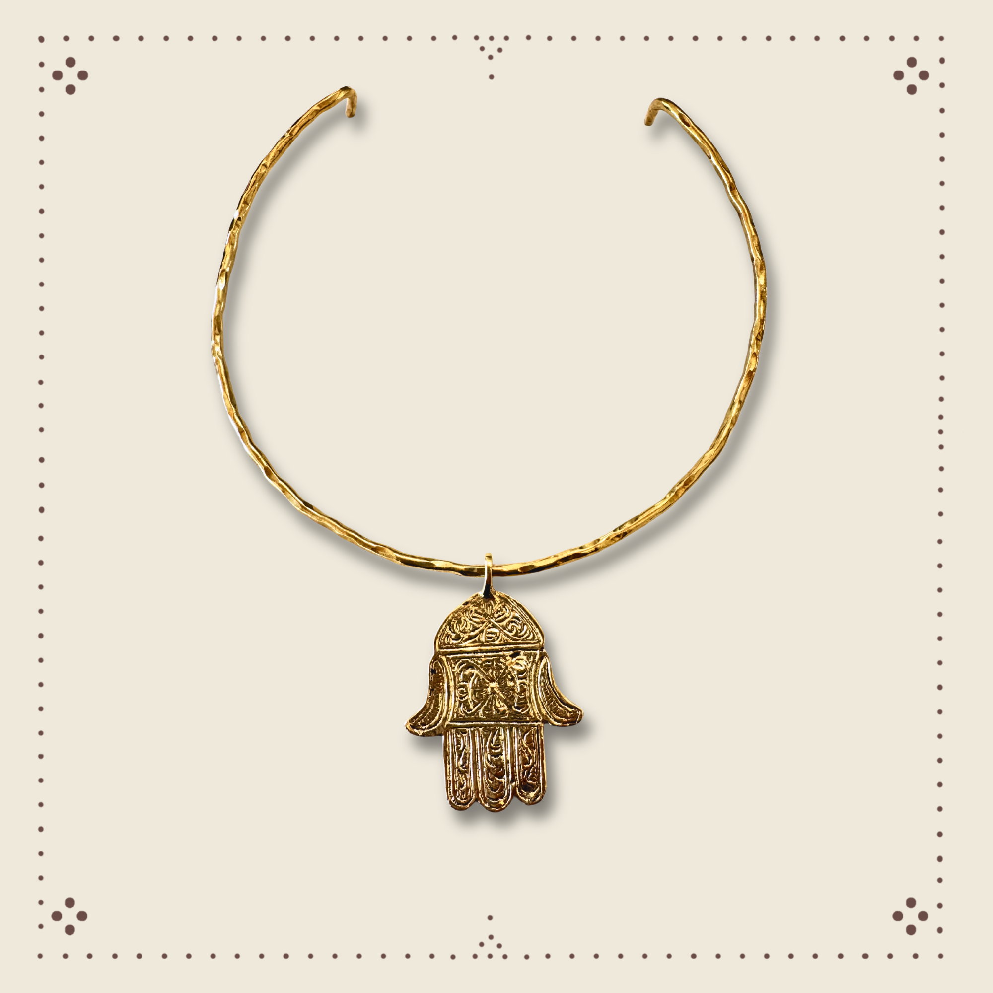 Talisman Necklace hand of fatima Sally Dudmesh.png
