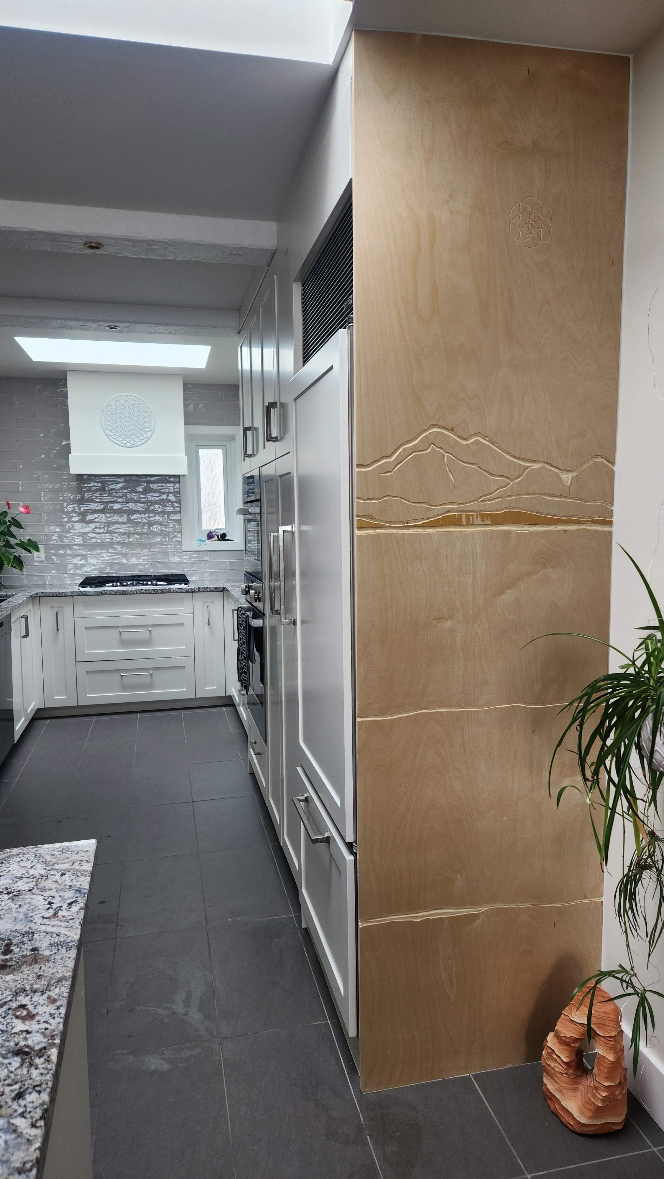 Carved Panel - Kome Kulshan (Mt Baker)