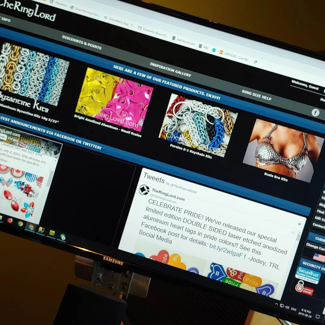 Website design - for  20 years I had an open-source coded website where I was responsible for thousands (if not millions) of lines of code. I learned light tent photography and took all the product pics. I coded in 12 languages and my integrations & 