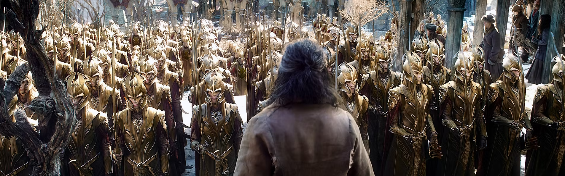 The Hobbit (2012-2014) - all 3 movies but our products got the most screen time in the 3rd movie on the Mirkwood Elves
The Hobbit: An Unexpected Journey (2012) 
The Hobbit: The Desolation of Smaug (2013) 
The Hobbit - The Battle of Five Armies (2014)