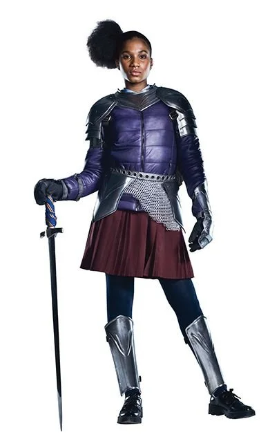 The Kid Who Would Be King (2018)
We made 10 sheets of European 4-1 that were 1m x 1m using Saw Cut Anodized Aluminum in 16g 5/16".