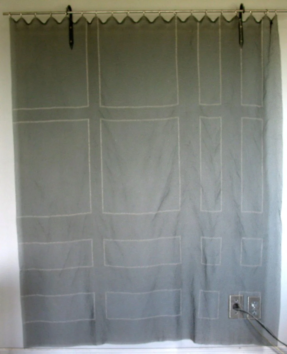 Burberry – Inlayed curtains
TheRingLord made Burberry's signature plaid as an inlayed chainmail curtain for their flagship London store. Images are of the panels in-process in our facility.