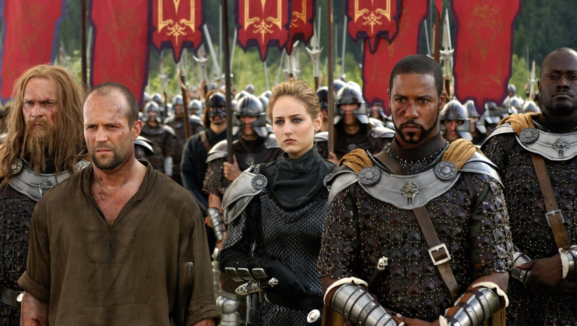 In the Name of the King (2007)
TheRingLord.com made 2 small scale shirts made from black stainless. We polished them for about a day to look "less evil"
We made 8 aluminum and rubber shirts.
We made 2 small welded stainless chainmail mantles.
We also