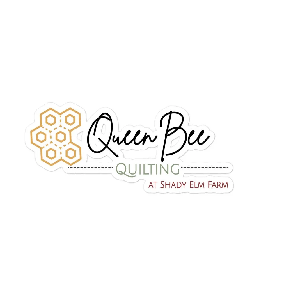 QueenBeeQuilting Bubble-free stickers
